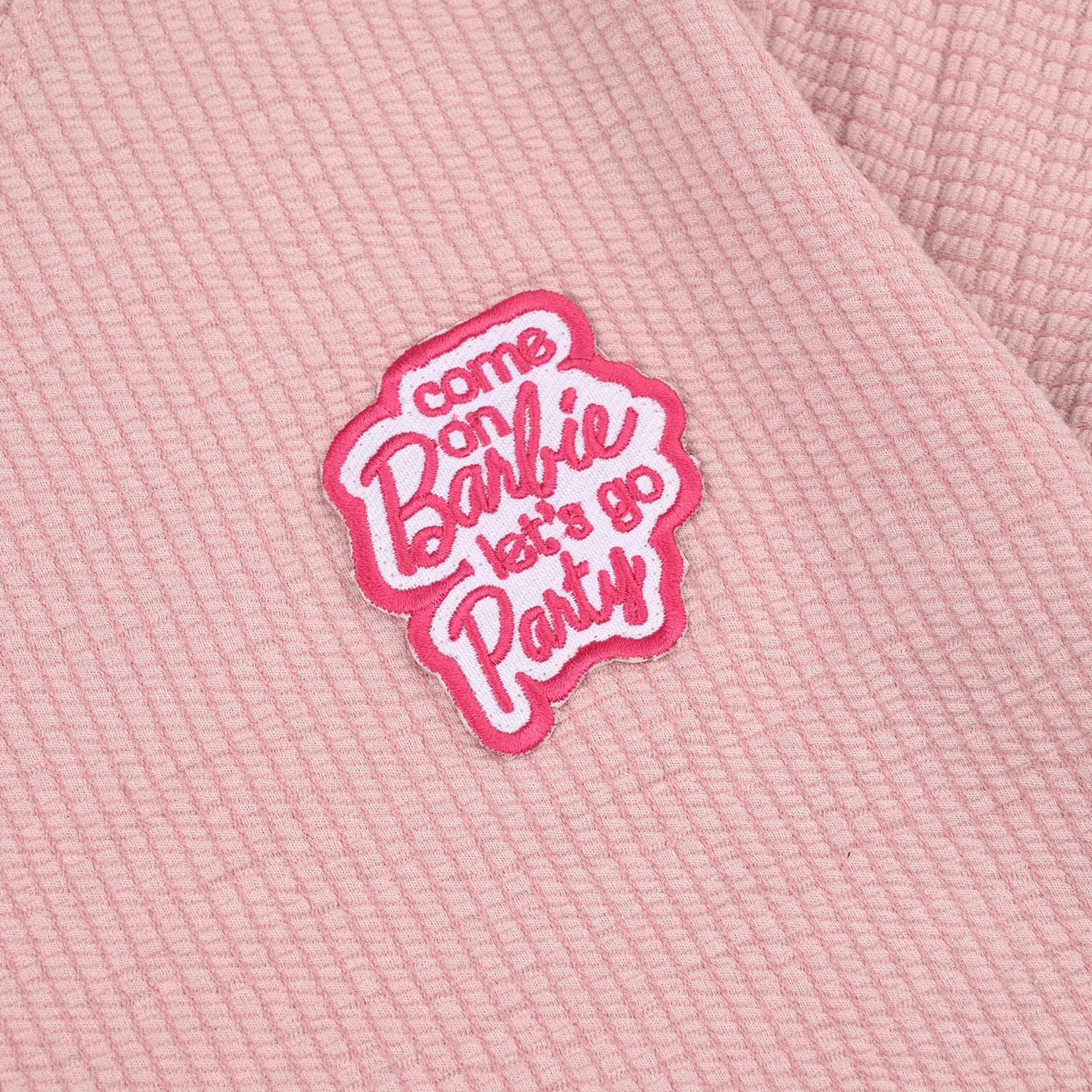 Girls Thermal T-Shirt - Pink - Image 2