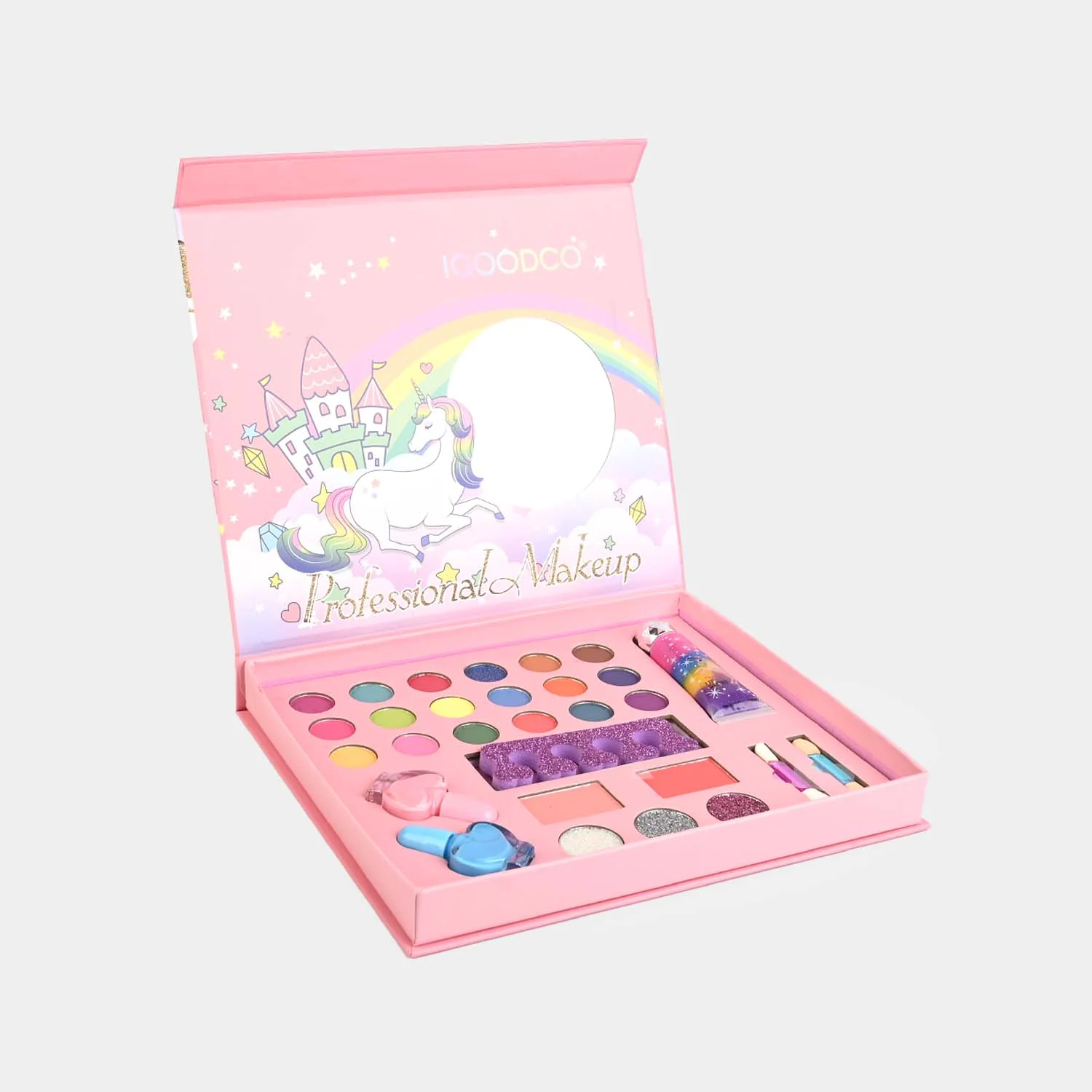 Girls Unicorn Professional Makeup Play Set