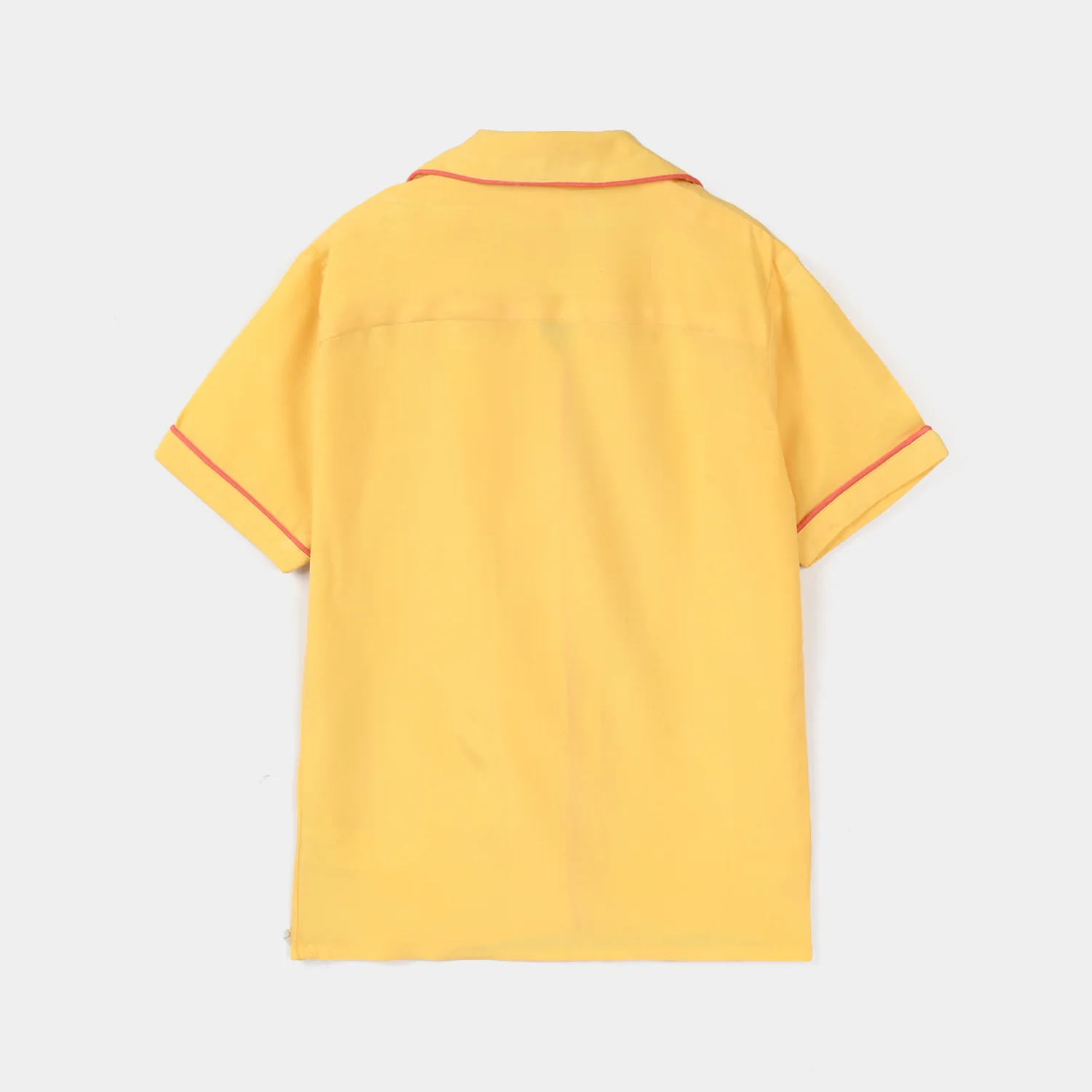 Girls Viscose Night Suit - Yellow - Image 6