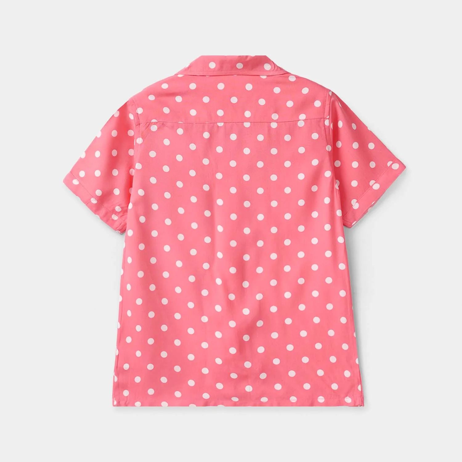 Girls Viscose Nightwear (Polka Dot) - Pink - Image 4