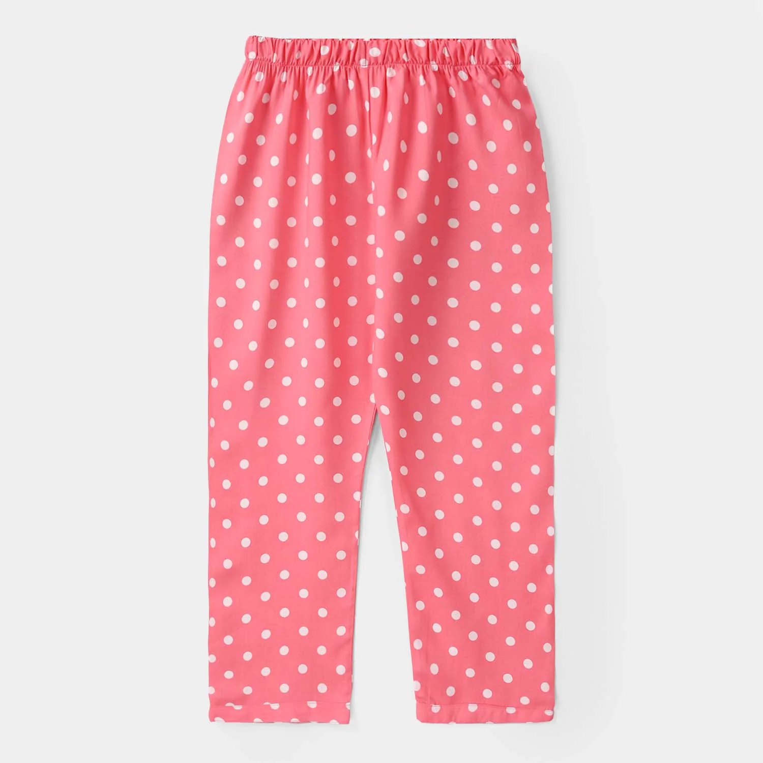 Girls Viscose Nightwear (Polka Dot) - Pink - Image 5