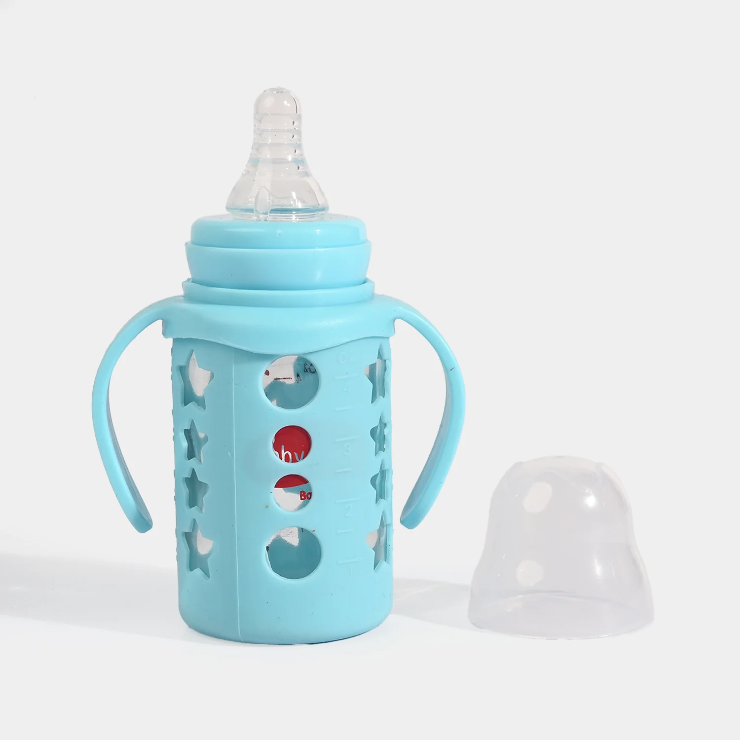 Baby Glass Feeding Bottle | 120ml - Image 2