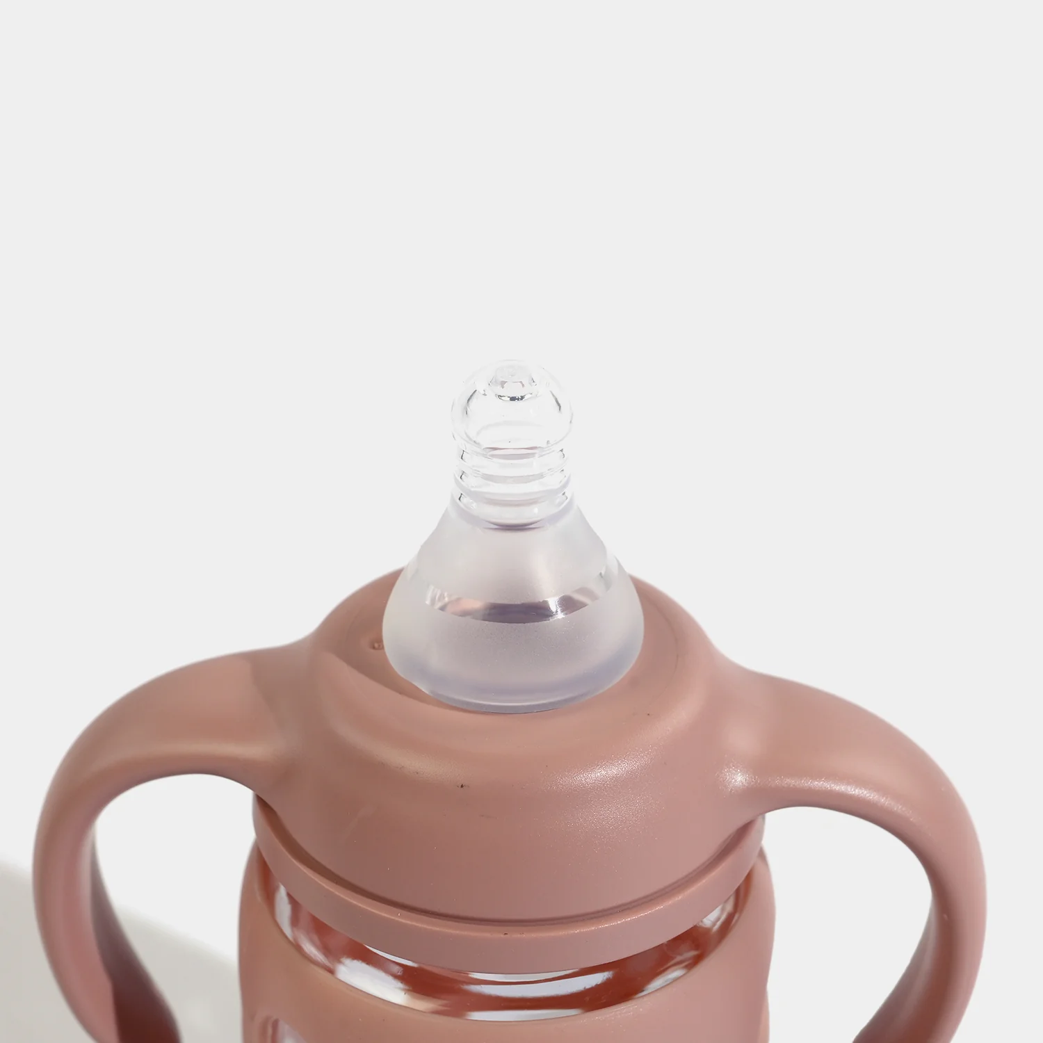 Minitree Newborn Baby Glass Feeder with Silicone Cover (120ml / 4oz) - Image 3