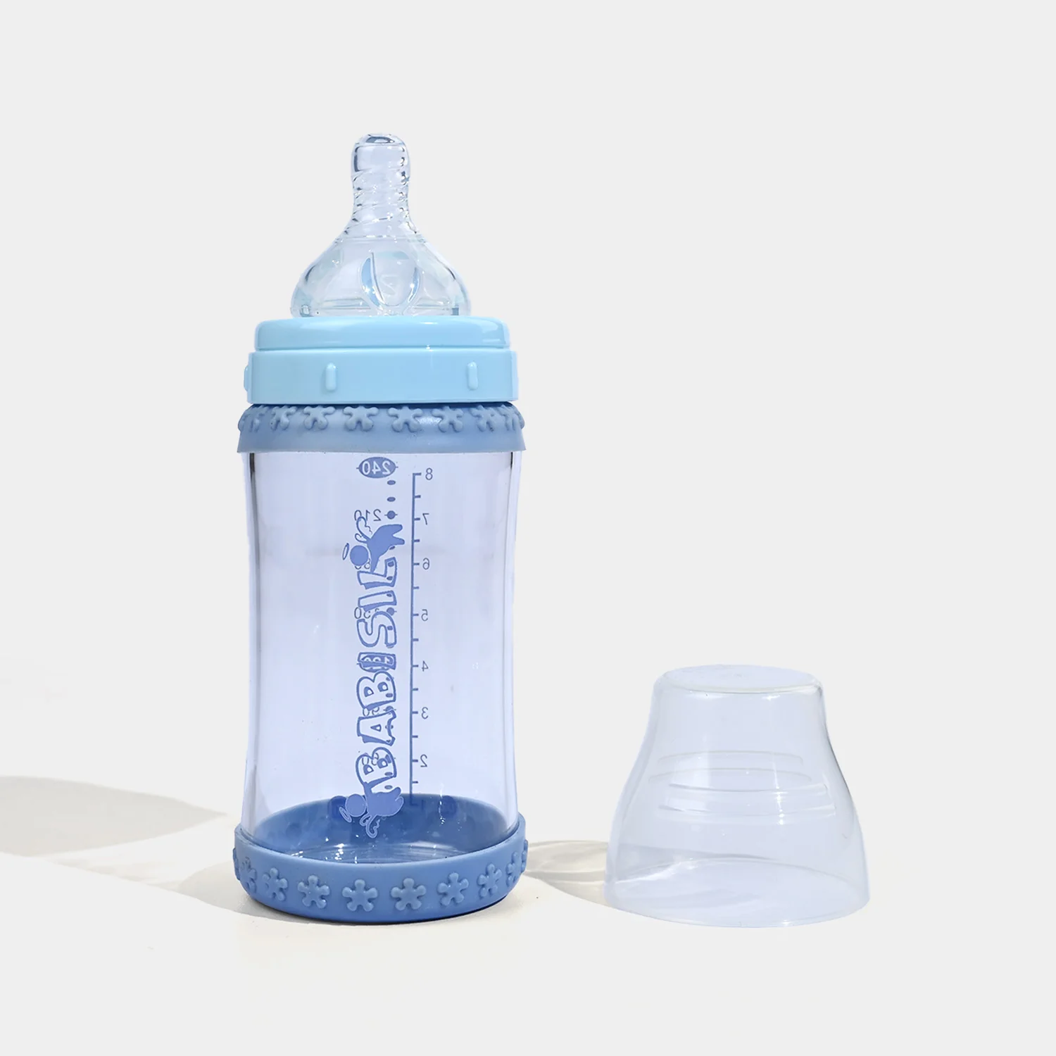 Baby Feeding Bottle Plastic Feeder 240ML - Image 2