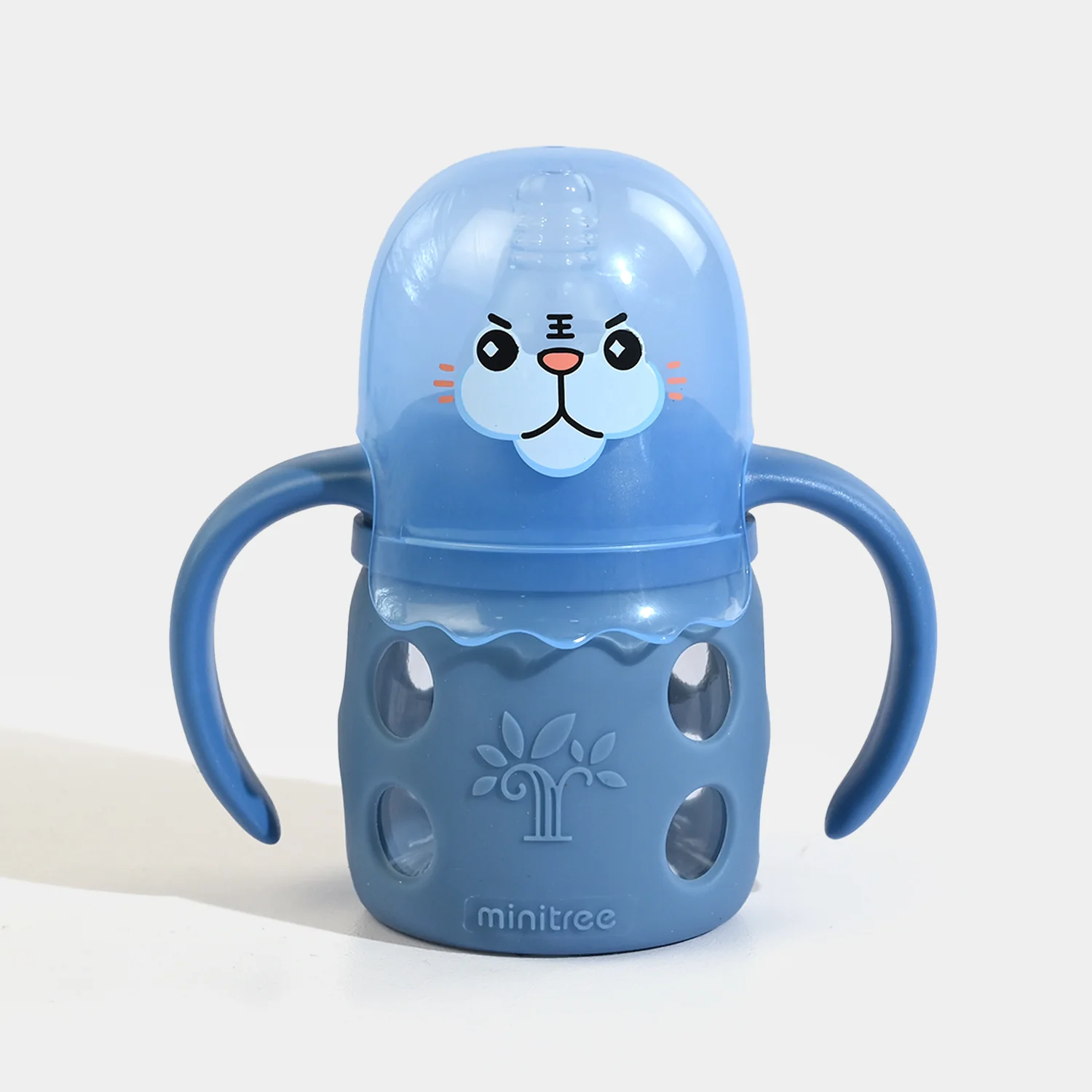 Minitree Newborn Baby Glass Feeder with Silicone Cover | 60Ml - Image 2