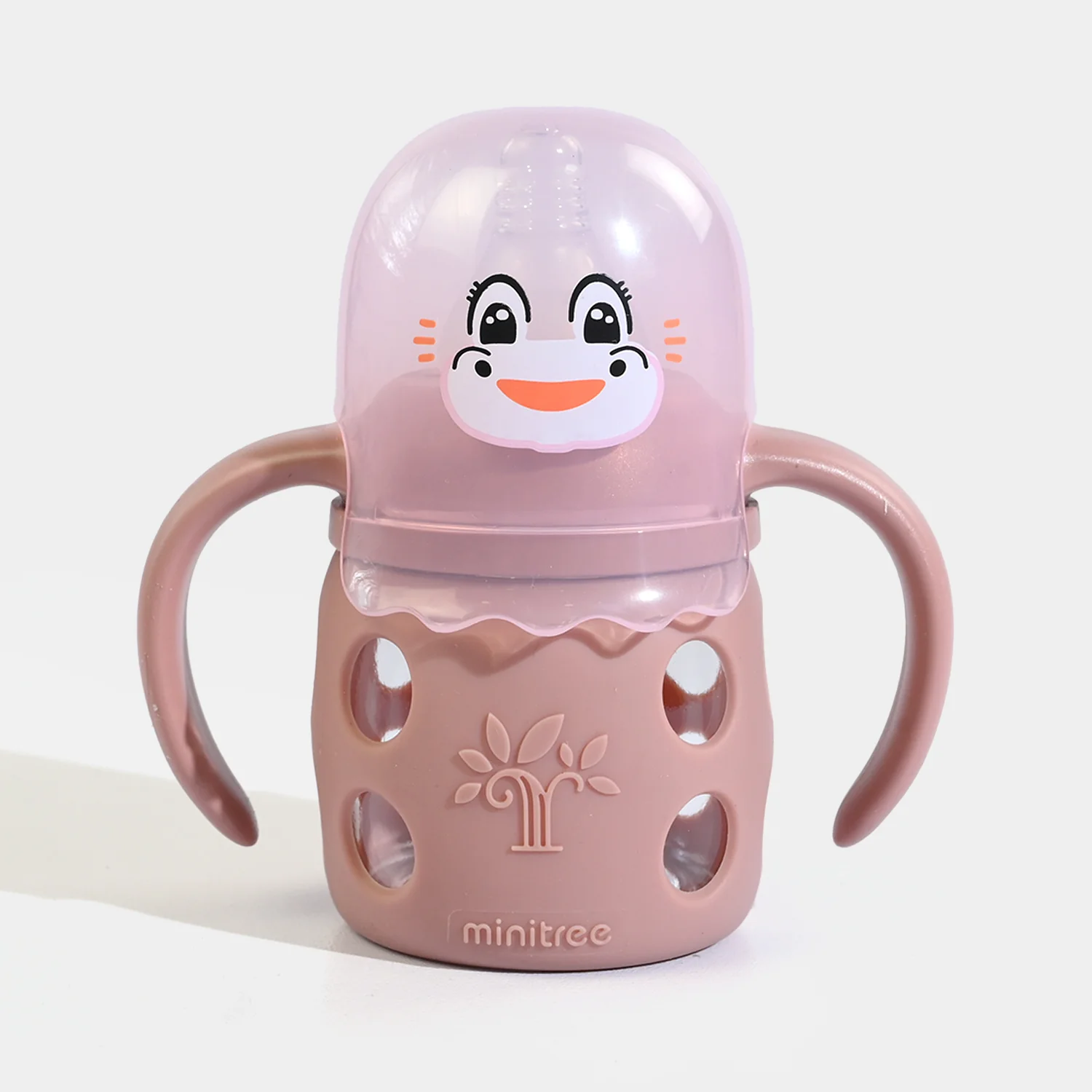 Minitree Newborn Baby Glass Feeder with Silicone Cover | 60Ml - Image 2