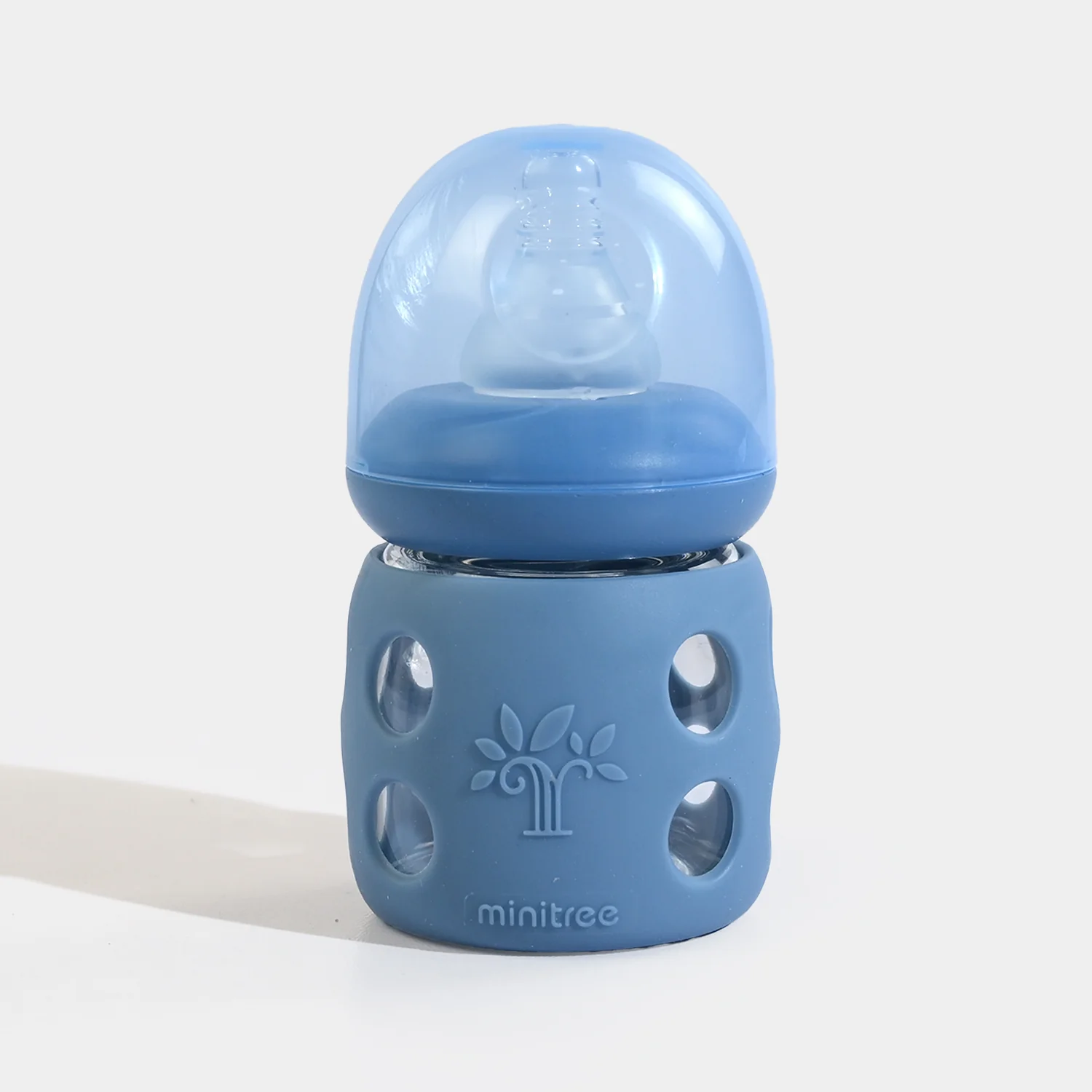 Minitree Newborn Baby Glass Feeder with Silicone Cover | 60Ml - Image 3