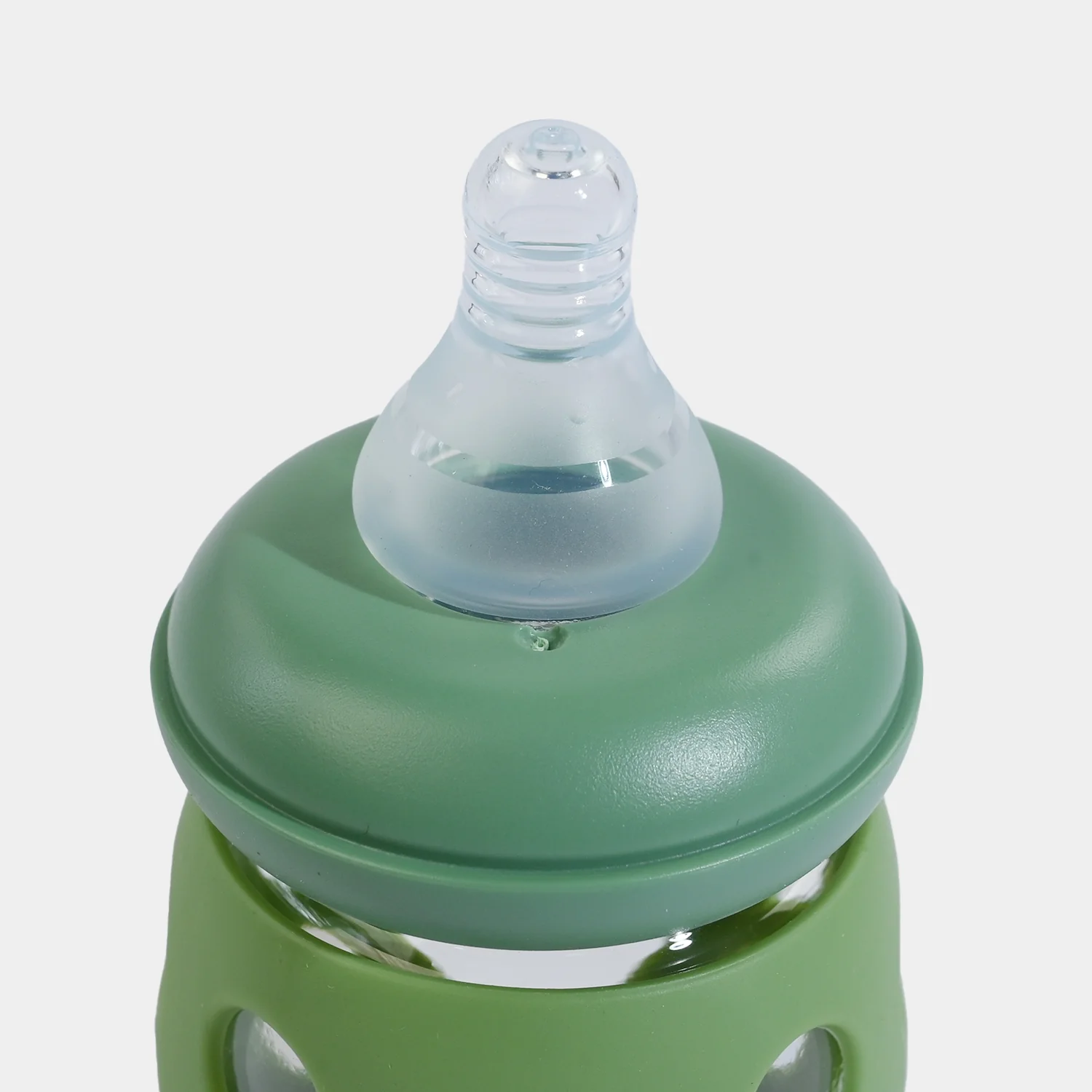 Minitree Newborn Baby Glass Feeder with Silicone Cover | 60Ml - Image 3