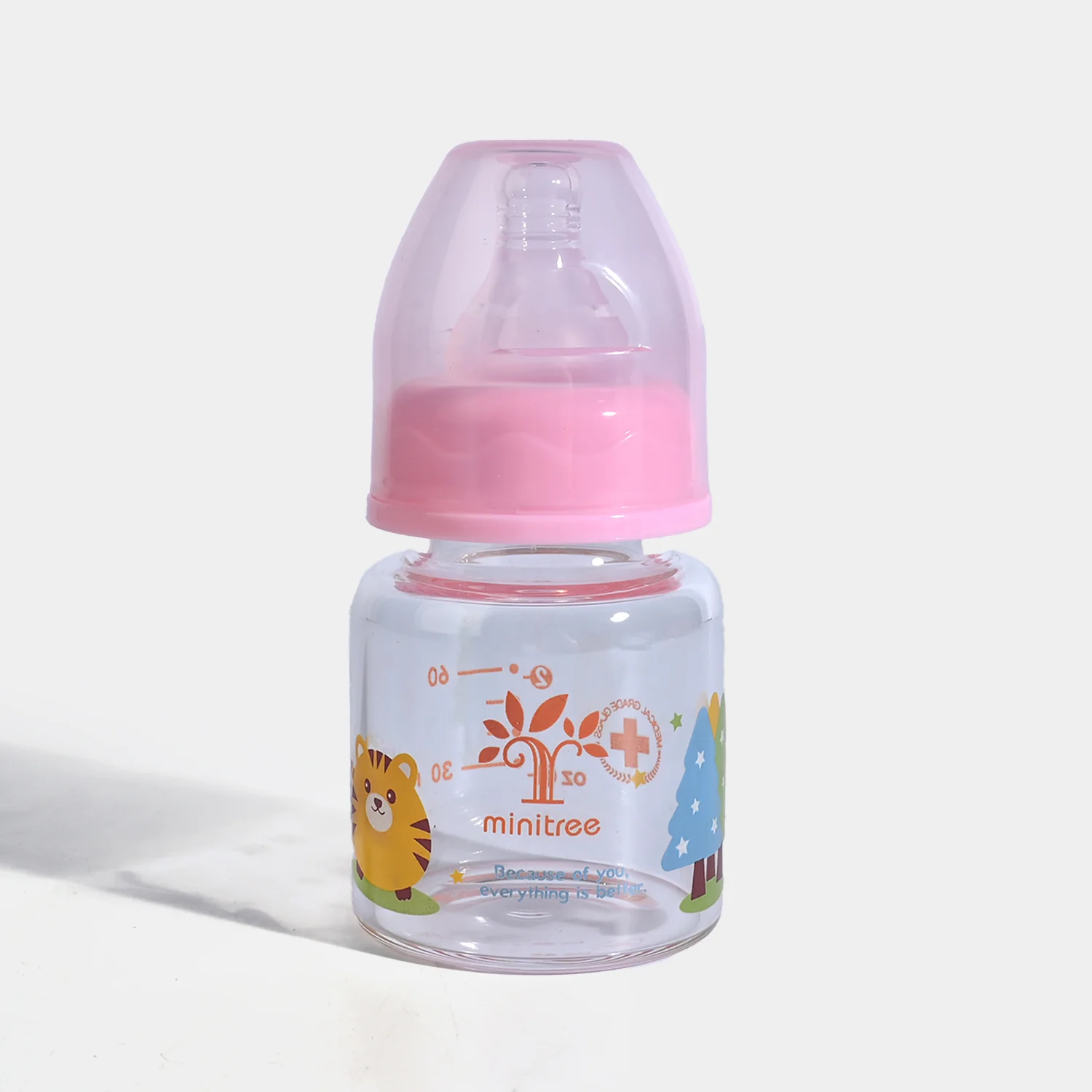 Baby Glass Feeding Bottle | 0M+