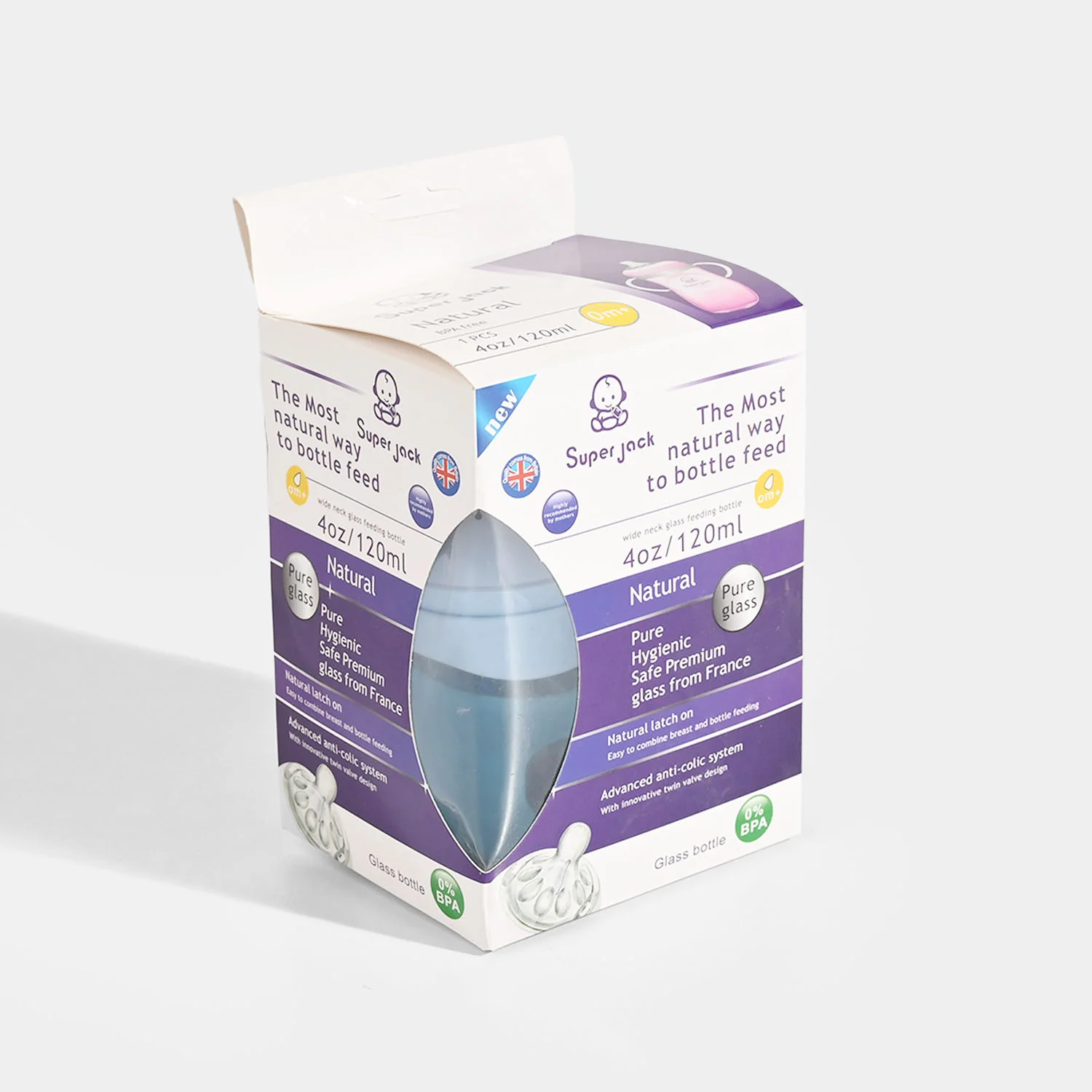 Glass Feeder Wide Neck |120ml - Image 3