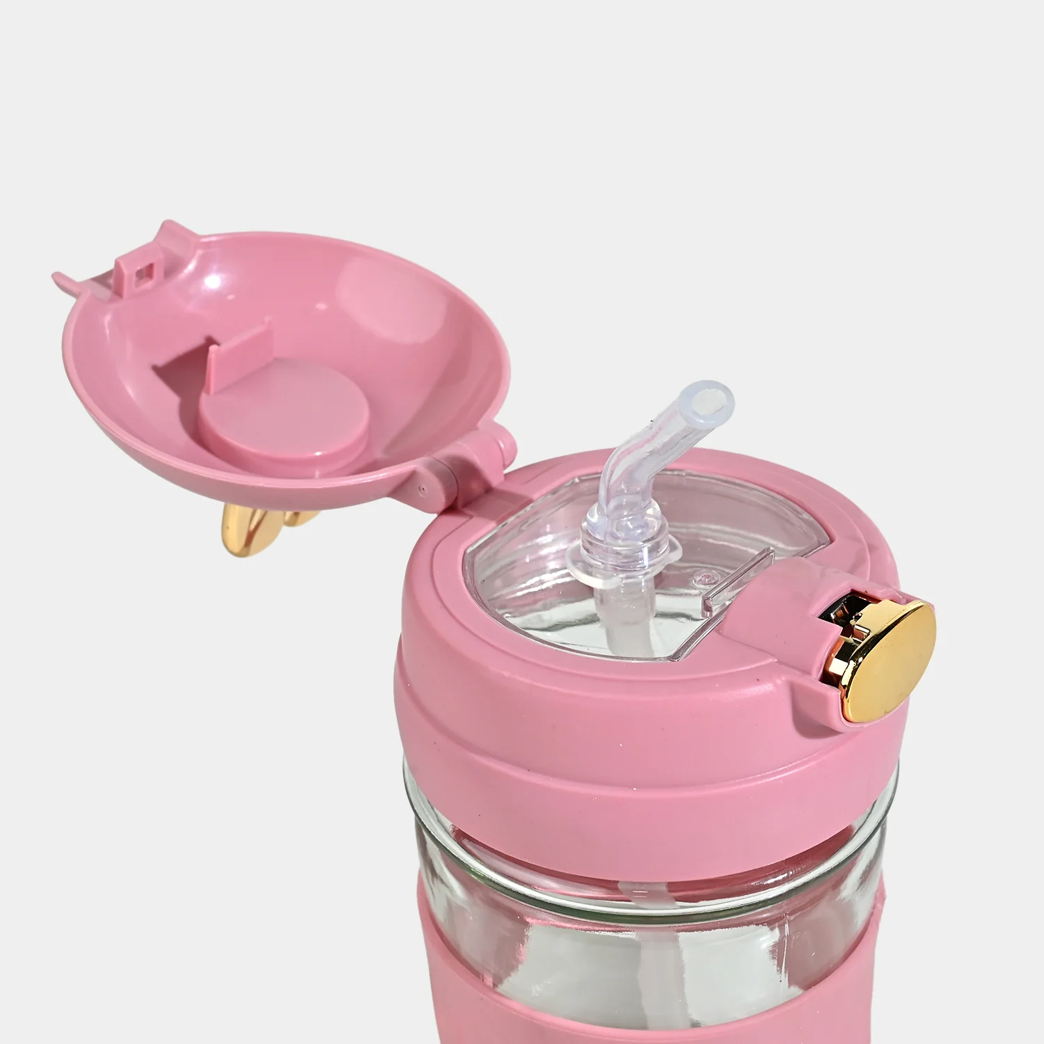 GLASS SIPPER 350ML| 1547-PINK - Image 2