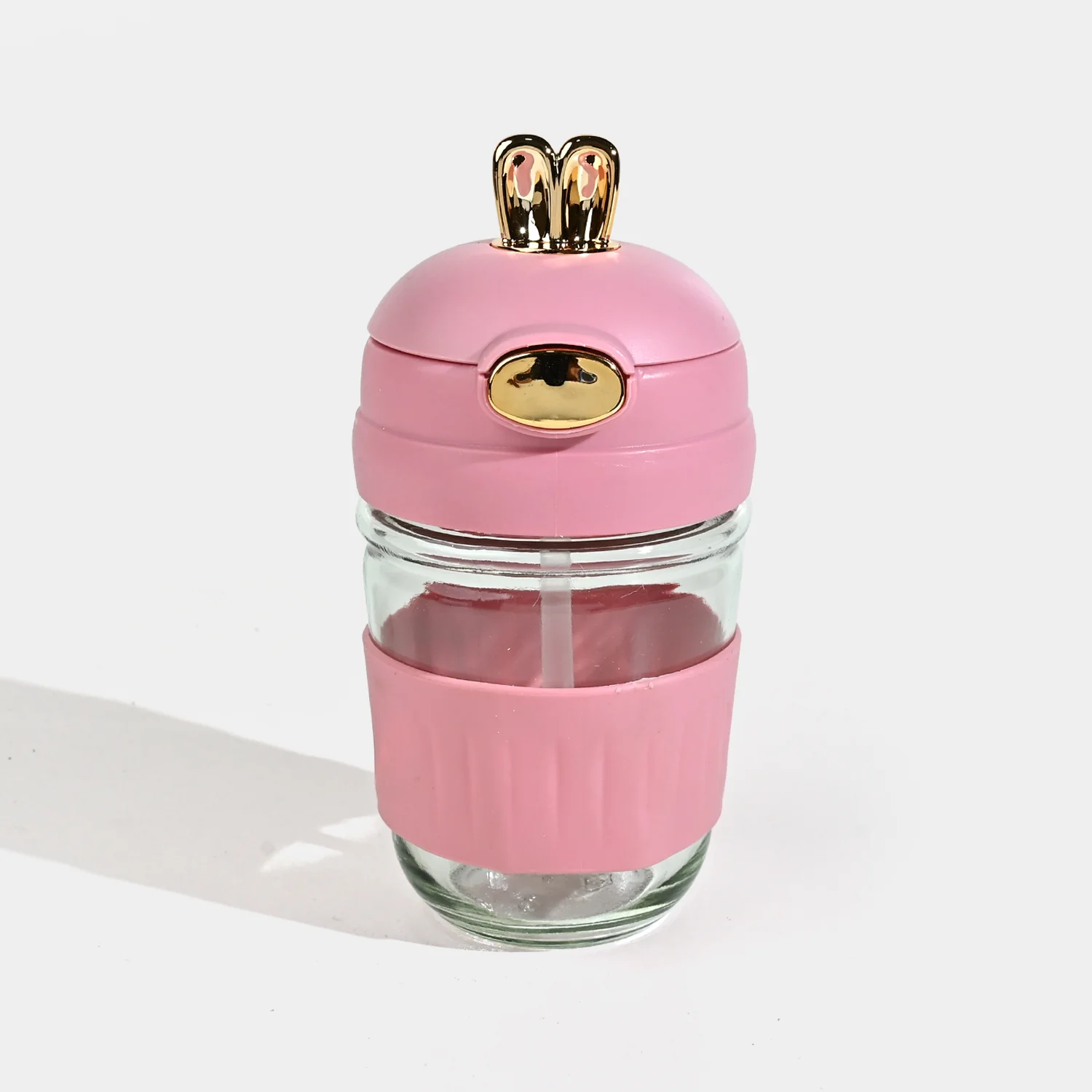 GLASS SIPPER 350ML| 1547-PINK - Image 3