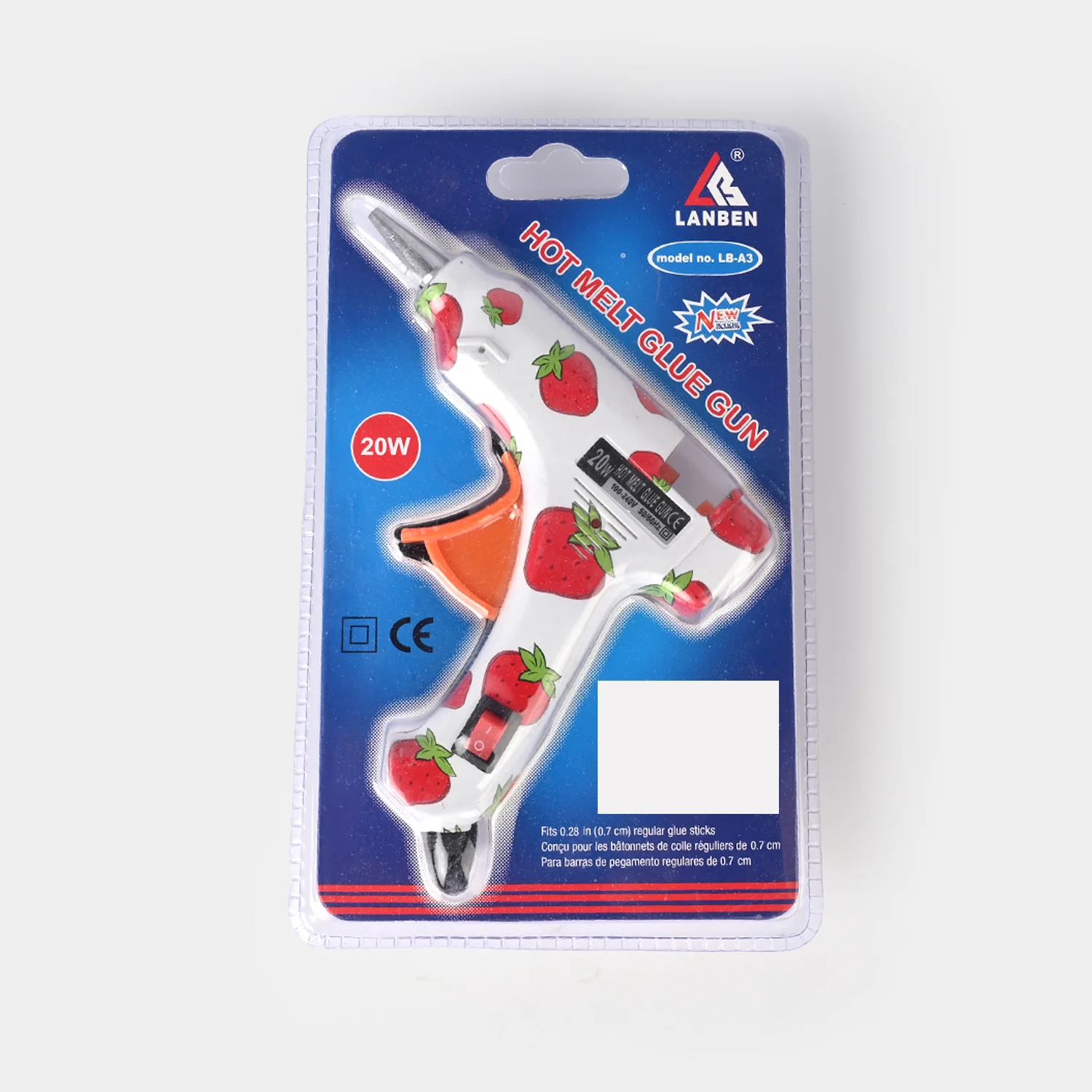 Hot Melt Glue Gun (Strawberry Design)