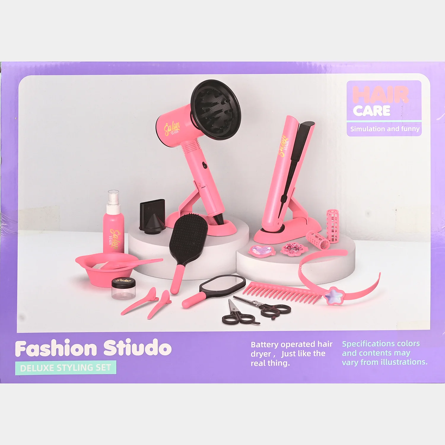 Kids Hair Dressing Salon Play Set - Image 4