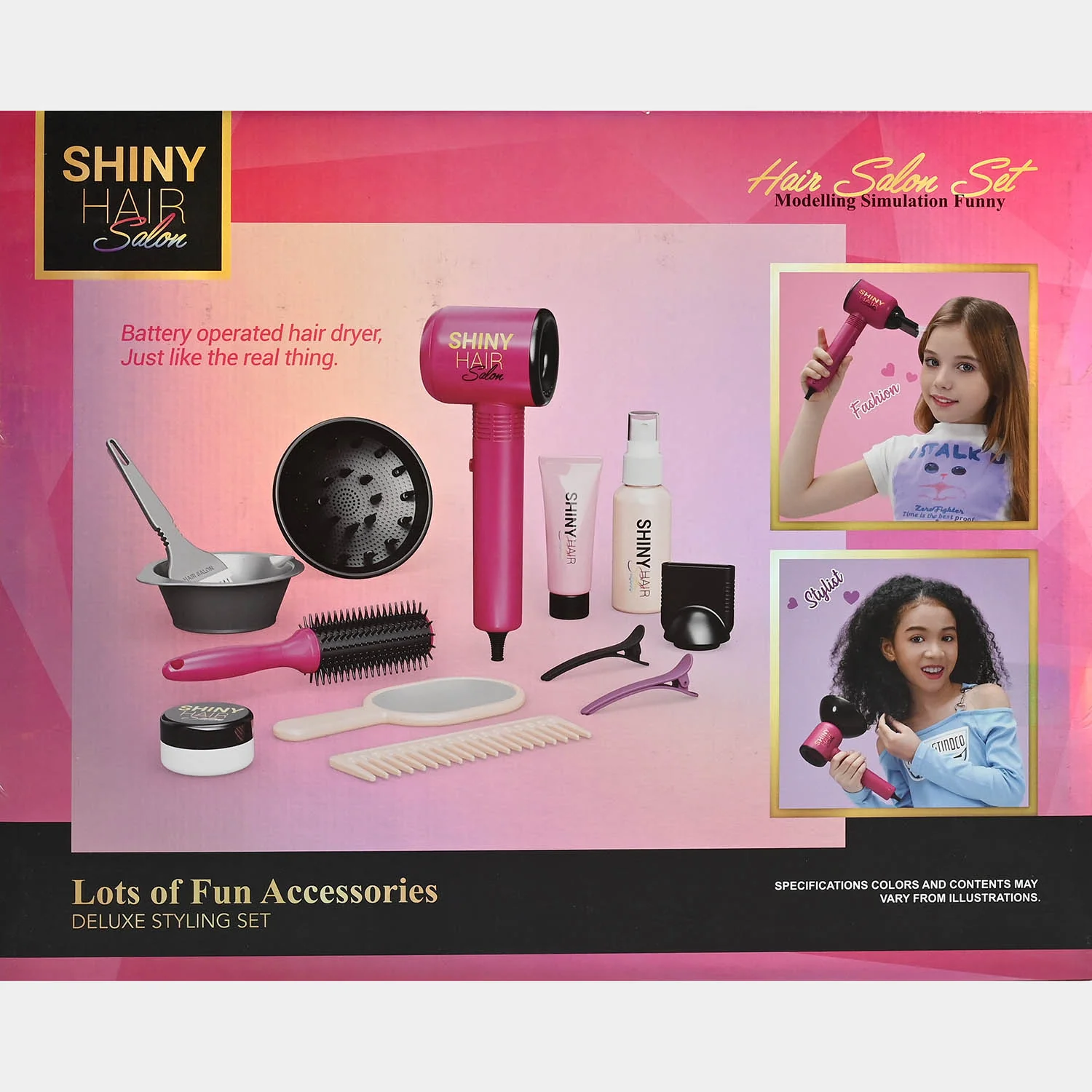 Shiny Hair Salon Styling Set | 13Pcs - Image 7
