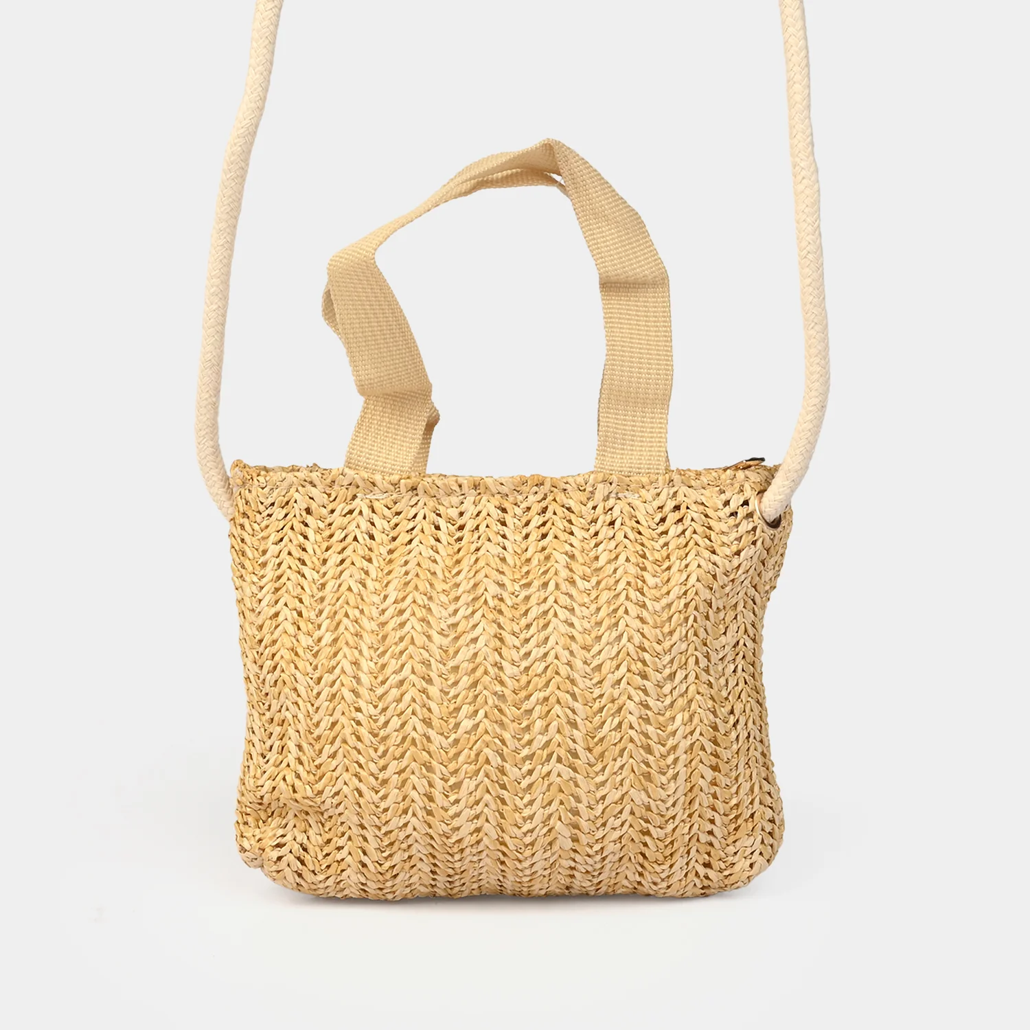 Fashion Handbag With Lace & Flower - Image 4
