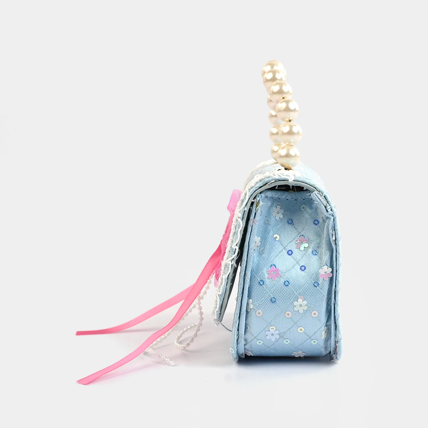 Little Girls' Fancy Pearl Handle Party Purse/Handbag - Image 5