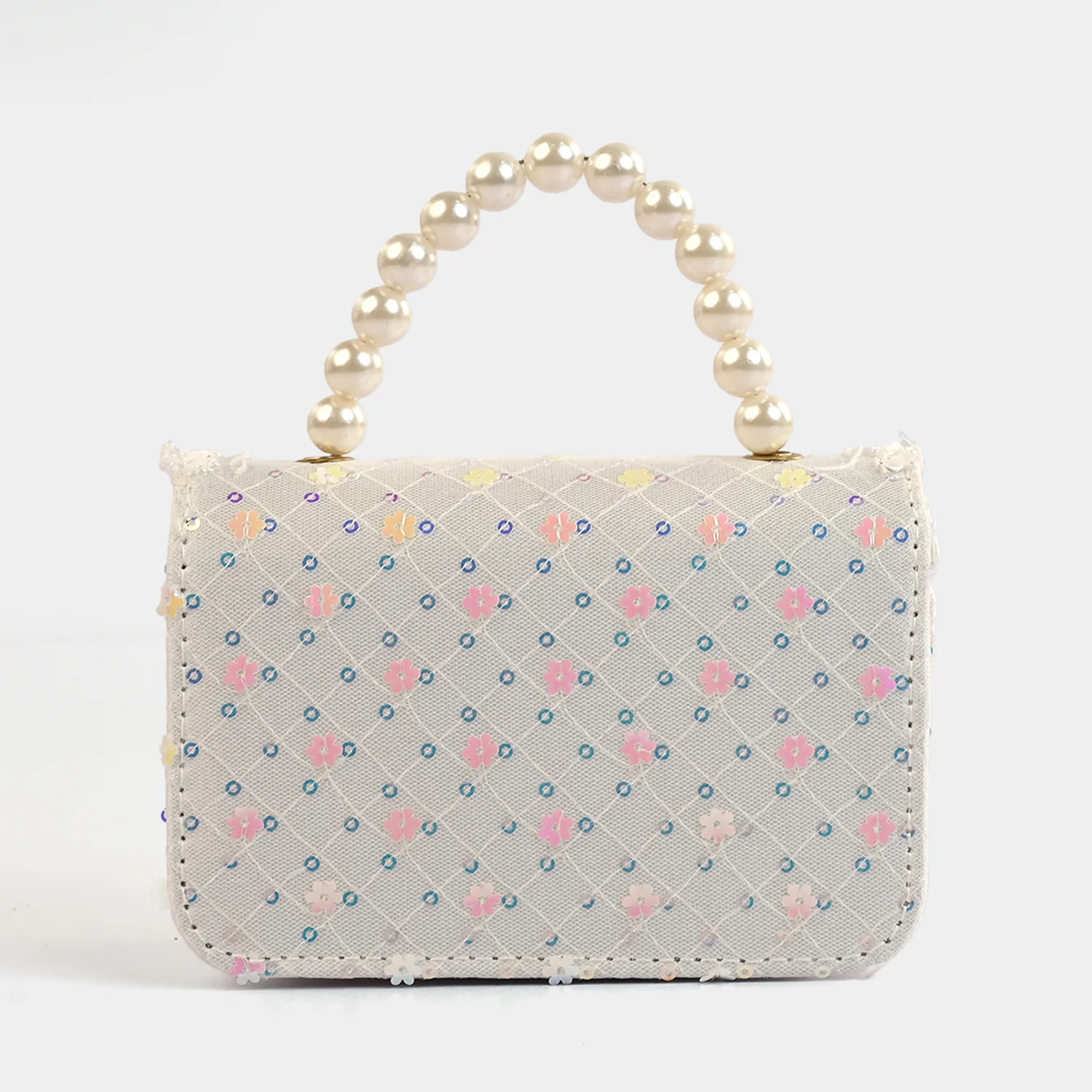 Little Girls' Fancy Pearl Handle Party Purse/Handbag - Image 6