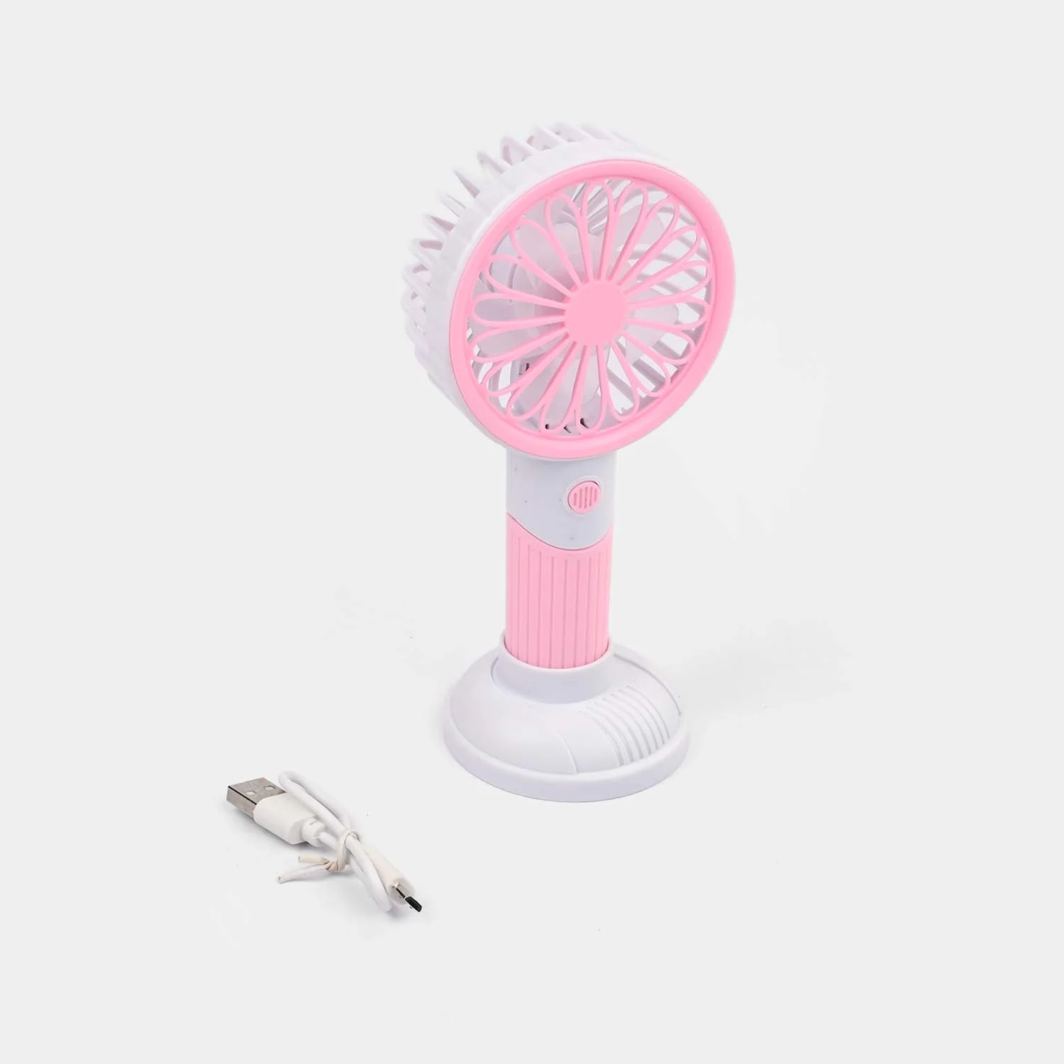 Portable Rechargeable Small Handheld Fan with Night Light and USB Charging