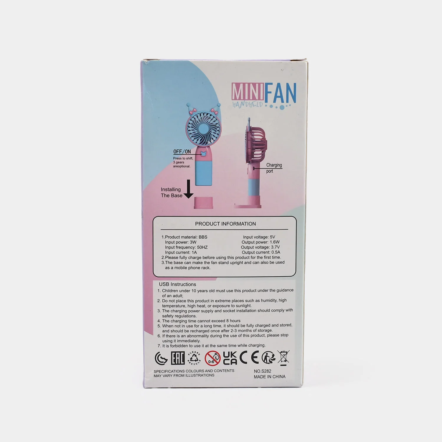 Rechargeable Mini Handheld Fan - Image 4