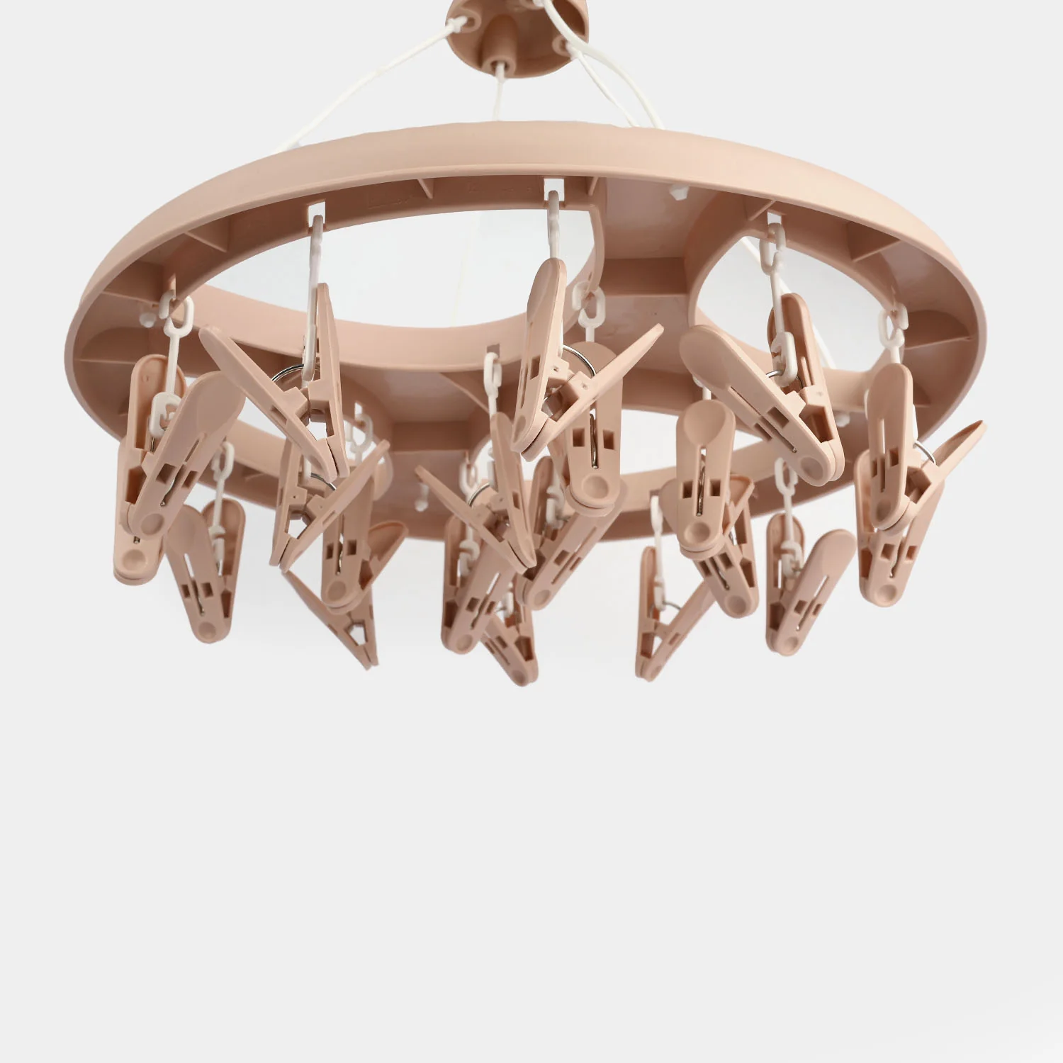 Cloth Hanger 20 Clips | SY595-PEACH - Image 2