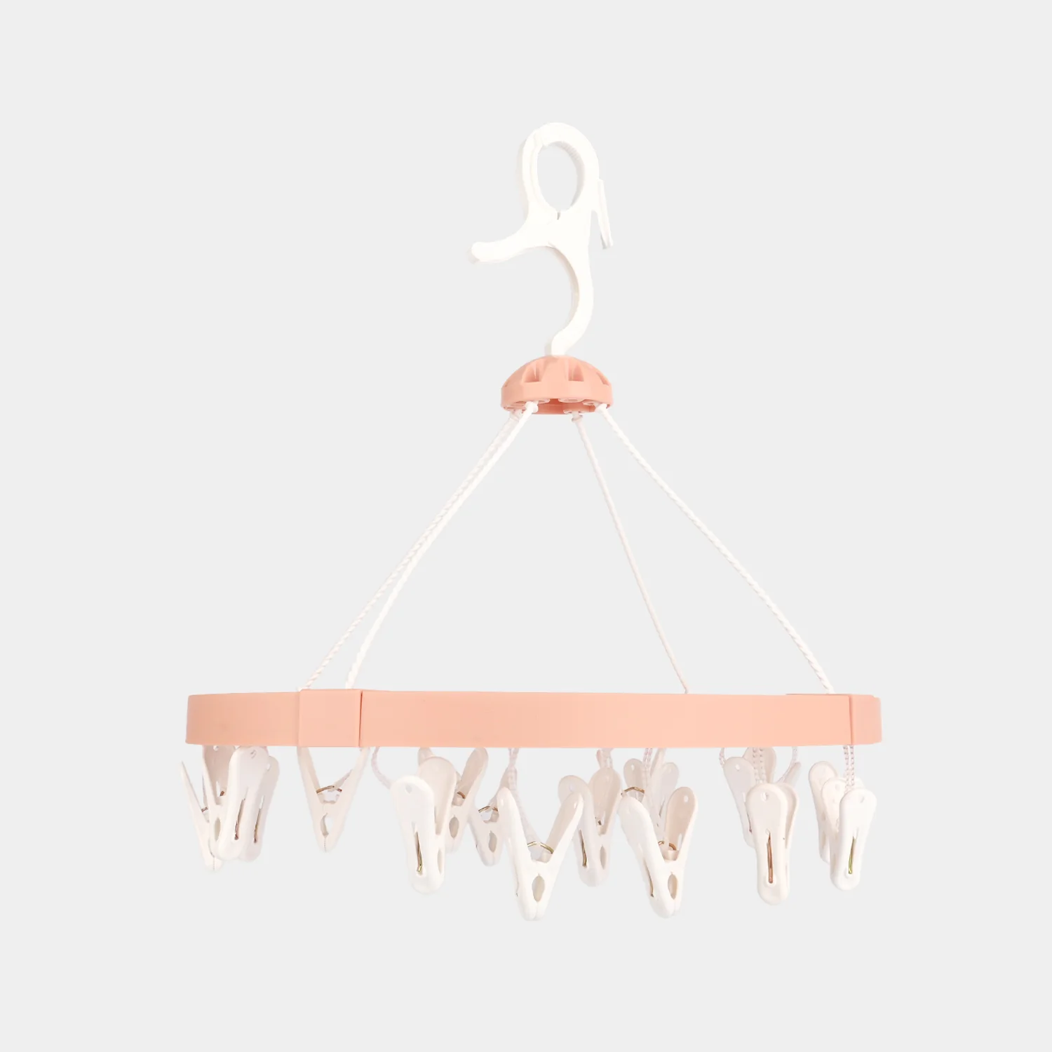 Laundry Cloth Hanger Clips Set | Crystal Oval 20Pcs