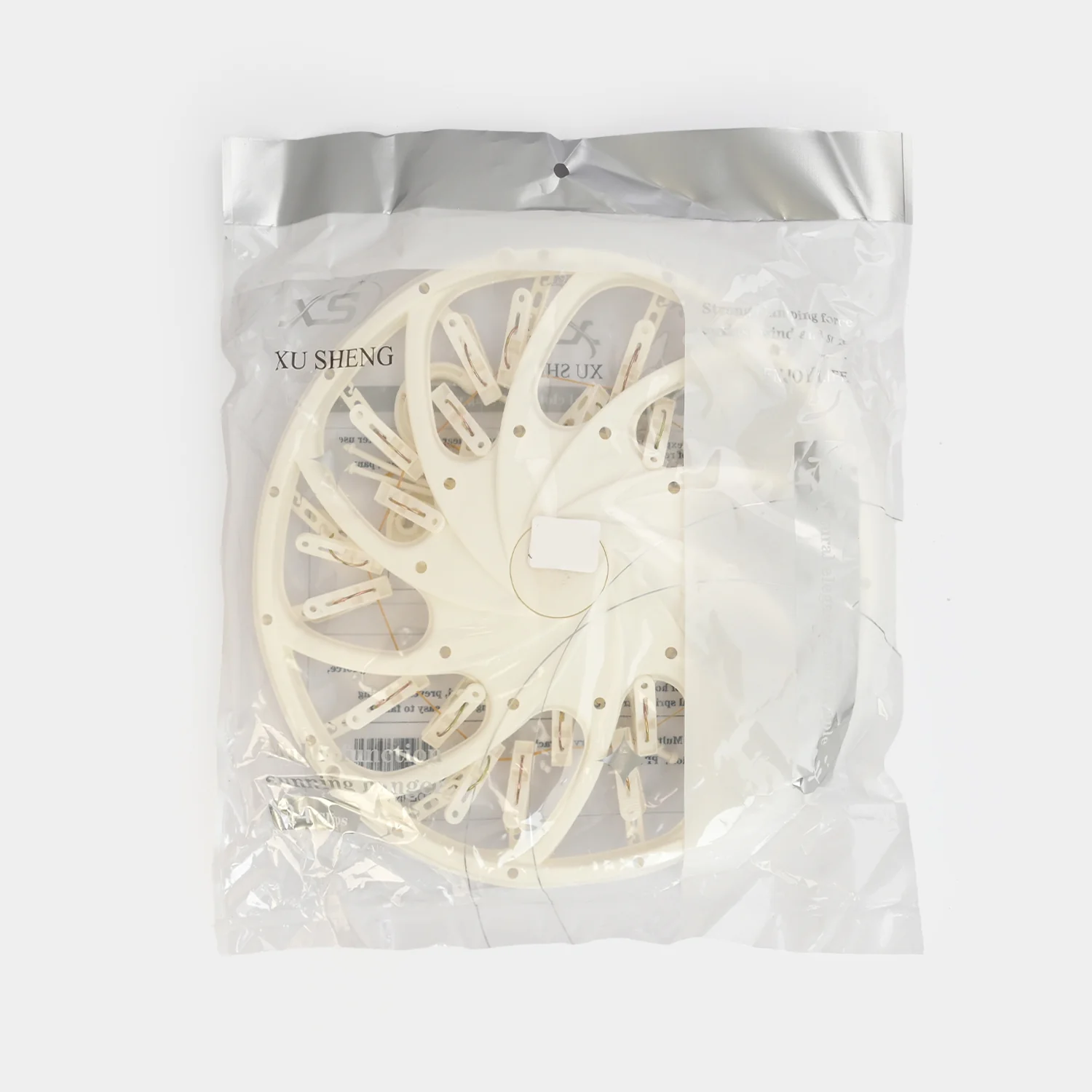 LAUNDRY HANGER 25 CLIPS | WHITE XS71067