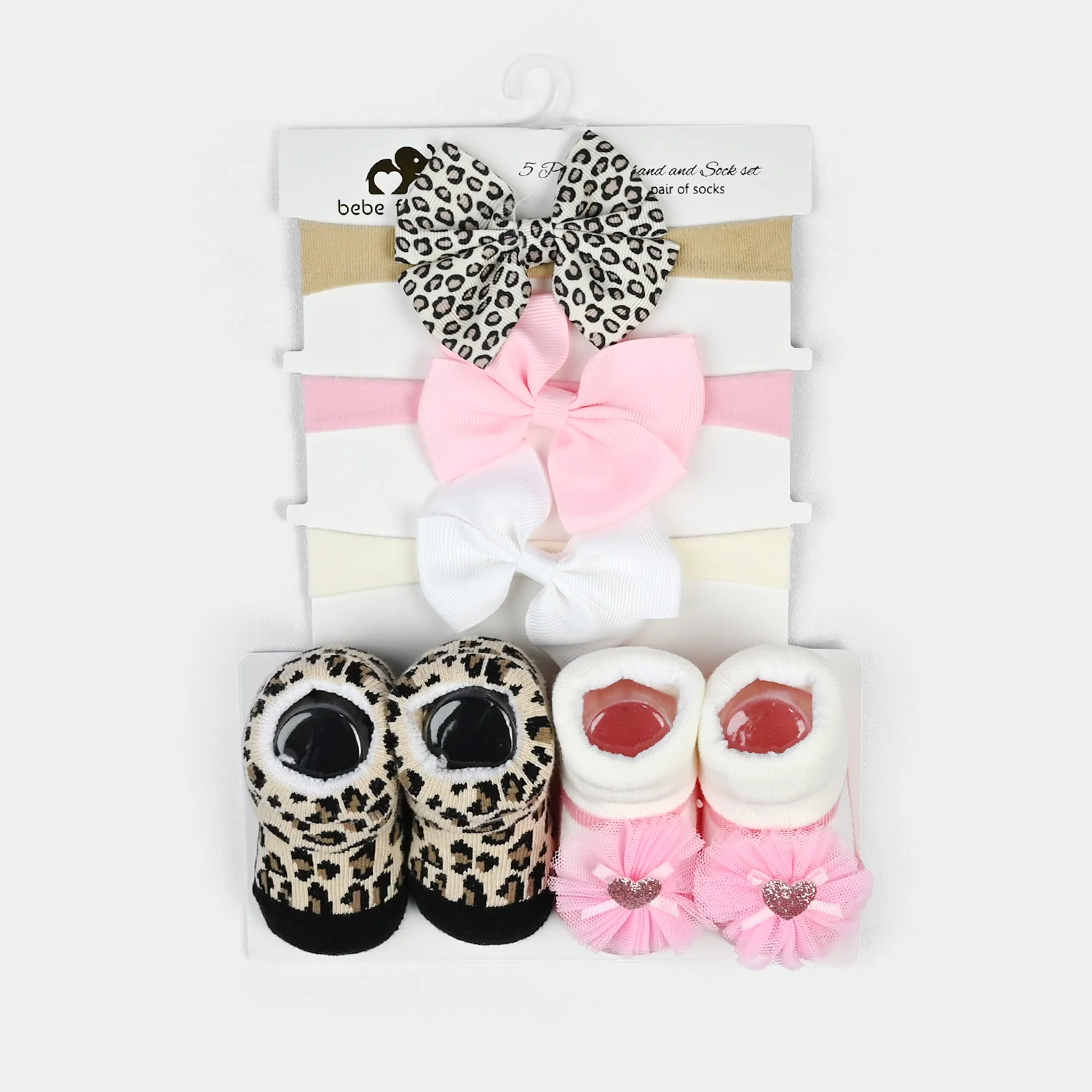 Baby Girl Socks & Headband Set - Image 3