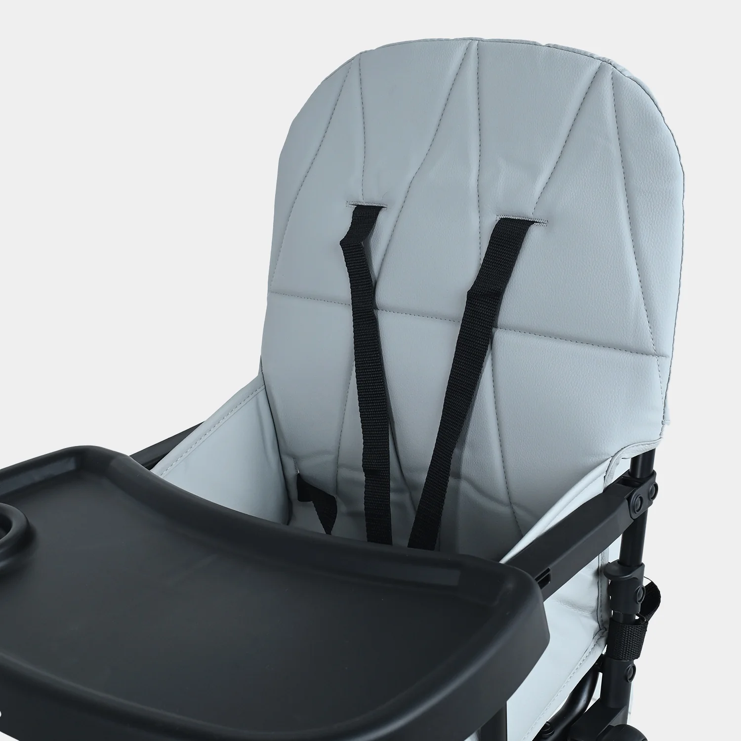 Baby Foldable High Chair Joyous | HCY-021 Grey - Image 2