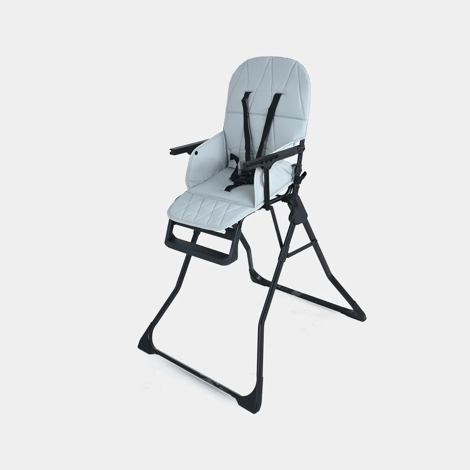 Baby Foldable High Chair Joyous | HCY-021 Grey - Image 5