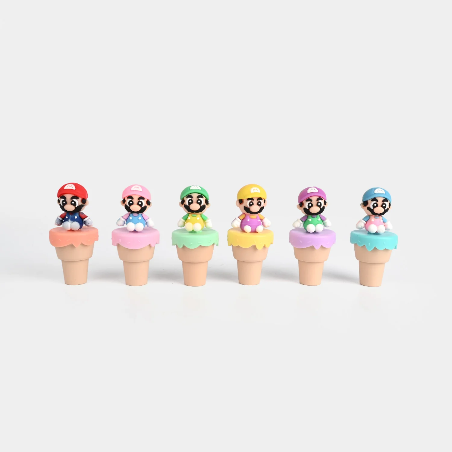 Cartoon Character Mini Highlighter Marker Set | 6PCs - Image 4