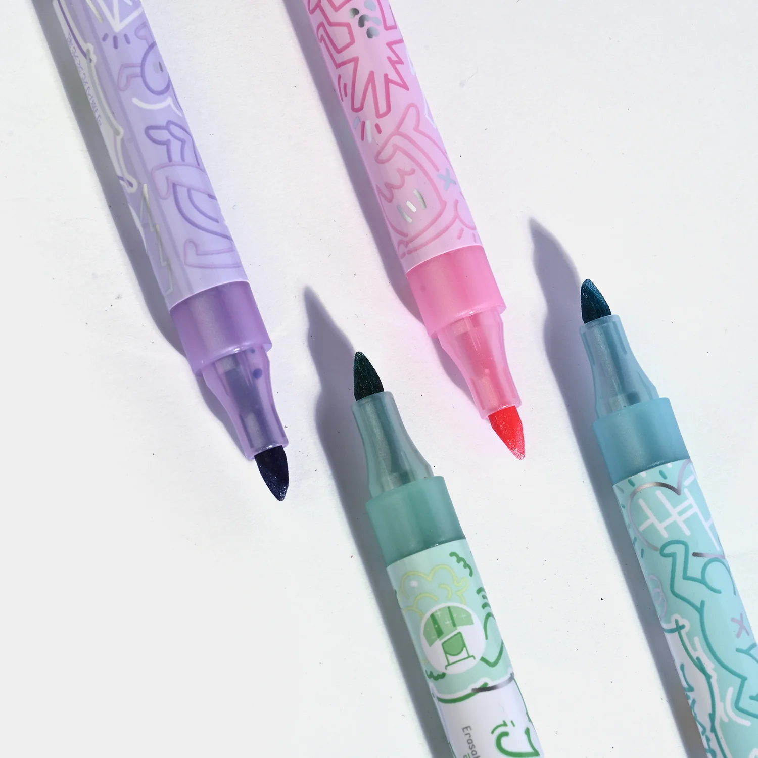 Erasable Flash Highlighter Marker Set | 12Colors - Image 2