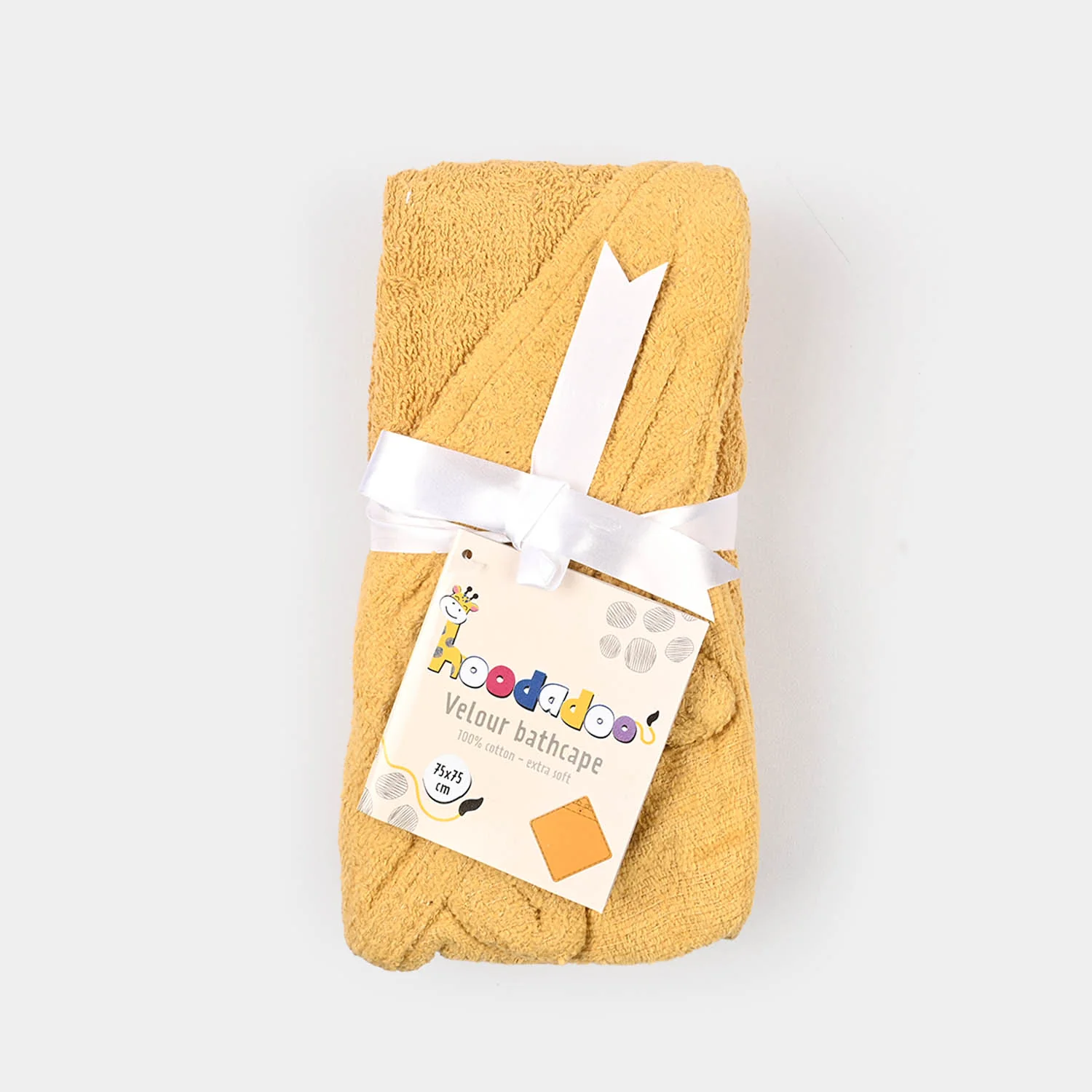 Baby Hooded Bath Towel 75x75 - Image 3