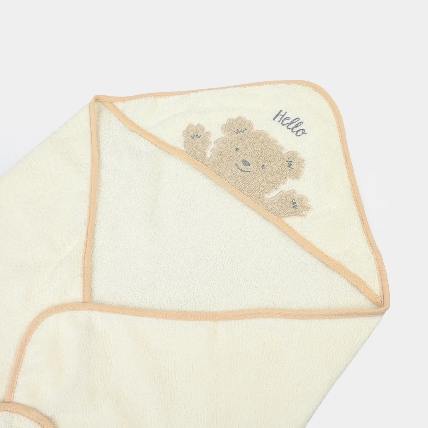 Hooded Bath Towel With Face Towel - Image 2