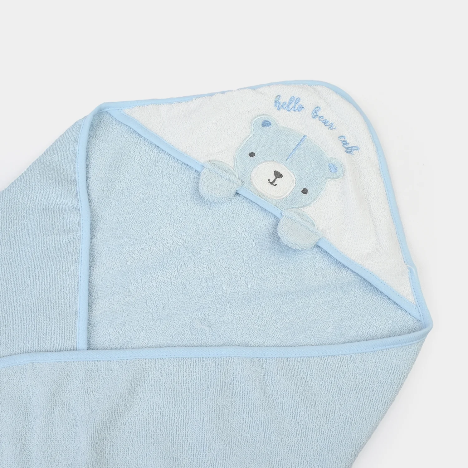 Hooded Bath Towel With Face Towel - Image 2