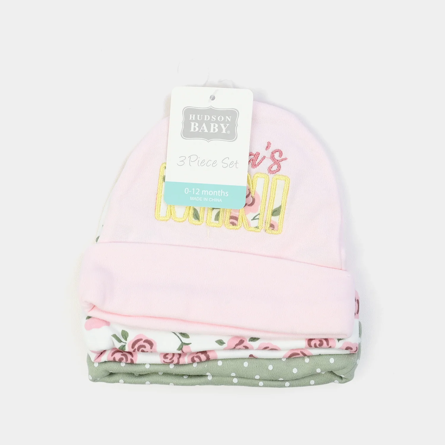 Pack OF 3 Baby Cap/Hat Set - Image 3