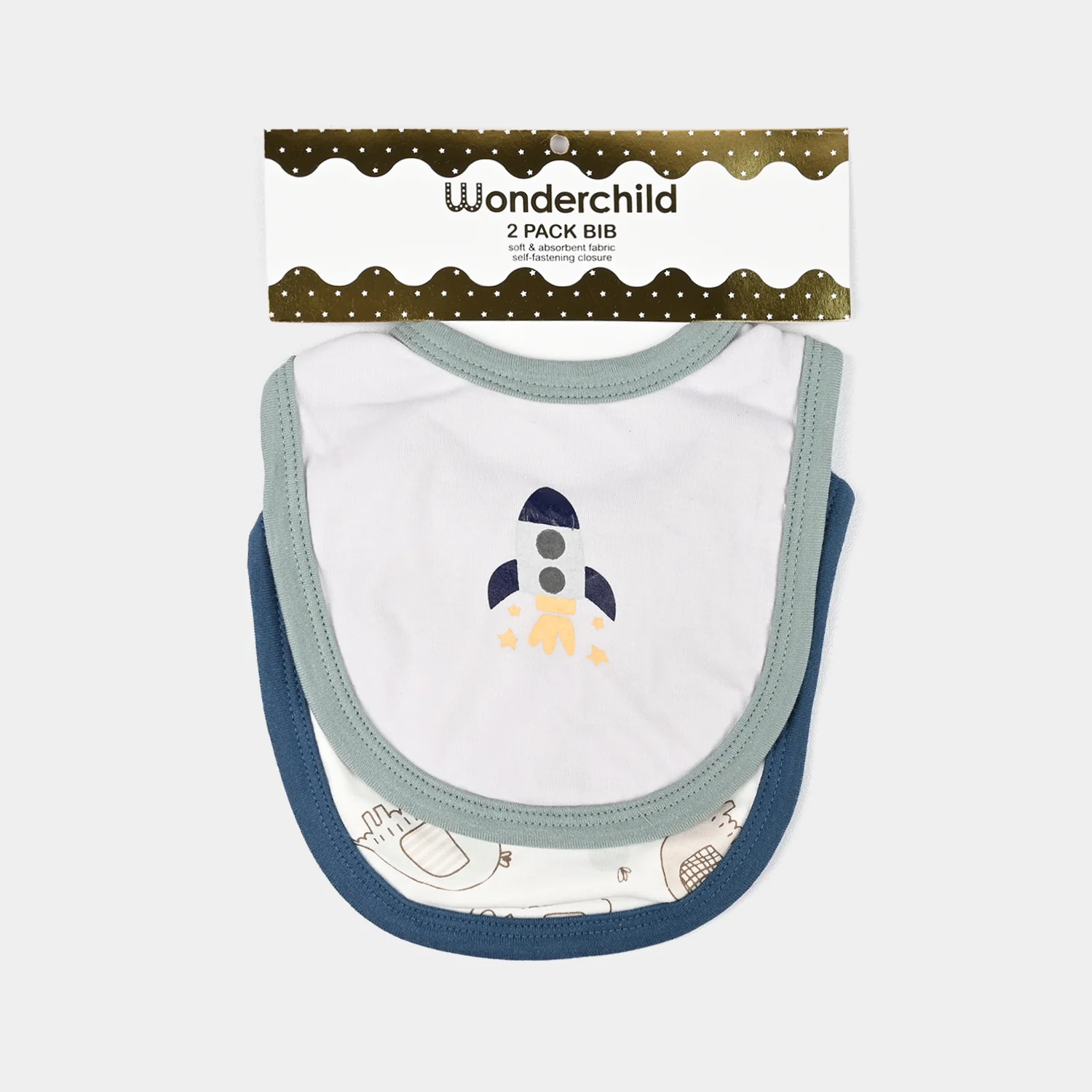Baby Bibs Pack of 2PCs | Newborn - Image 2
