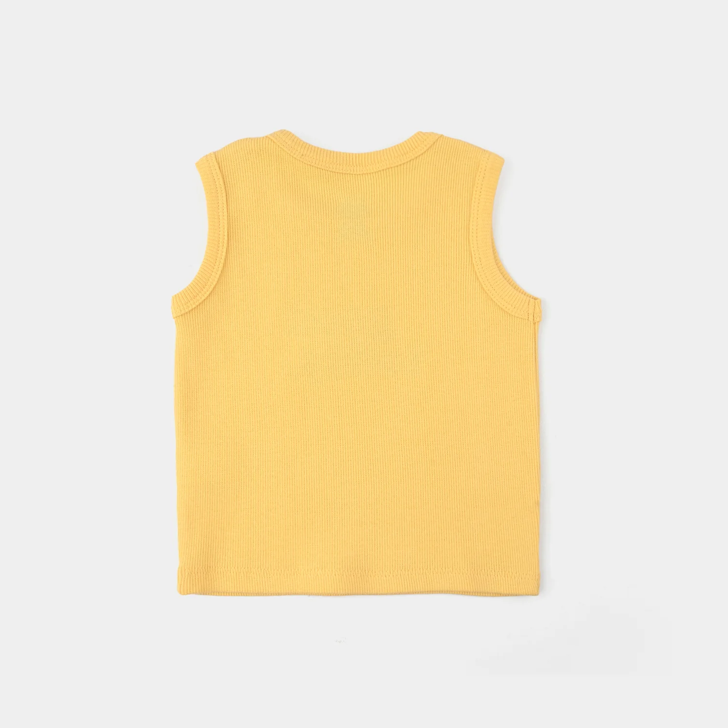 Infant Boys 2x1 Rib Sando (Good Today) - Yellow - Image 4