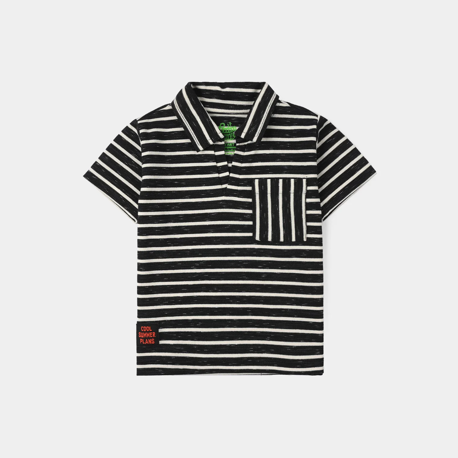 Infant Boys Yarn Dyed 2-Pc Suit (Always Explore) - Black - Image 3
