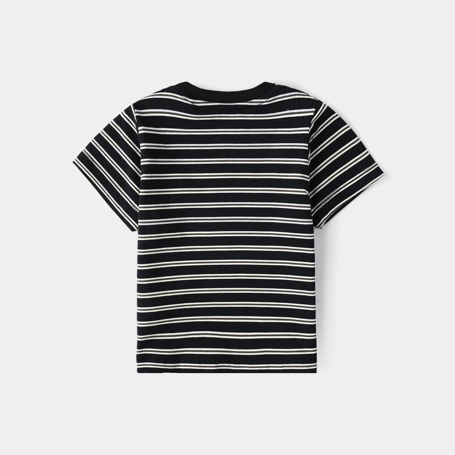 Infant Boys Yarn Dyed Round Neck T-Shirt Lets Go - Black - Image 5