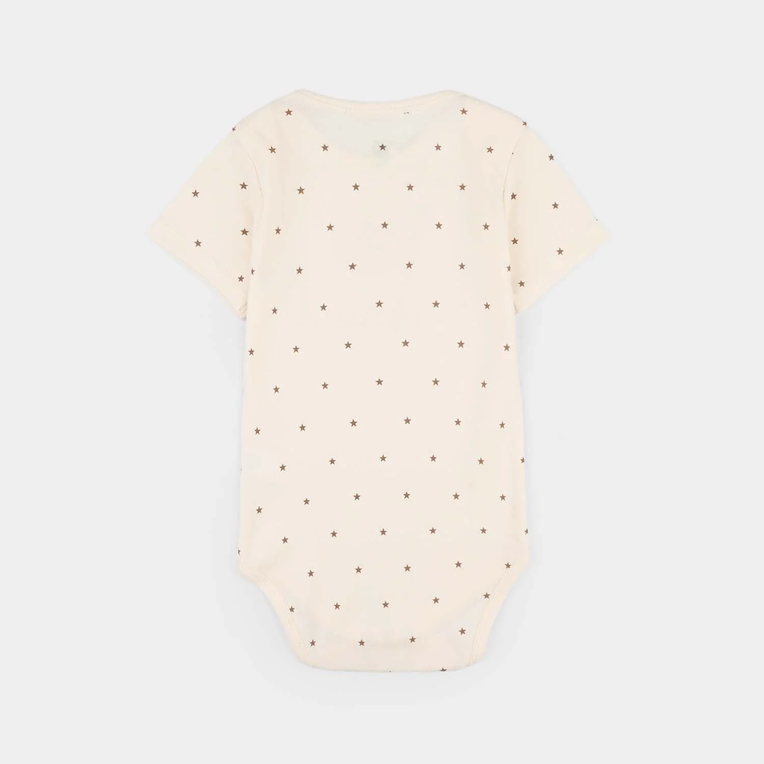 Infant Boys Cotton Interlock Romper (I Love My Daddy) - Off-White - Image 4