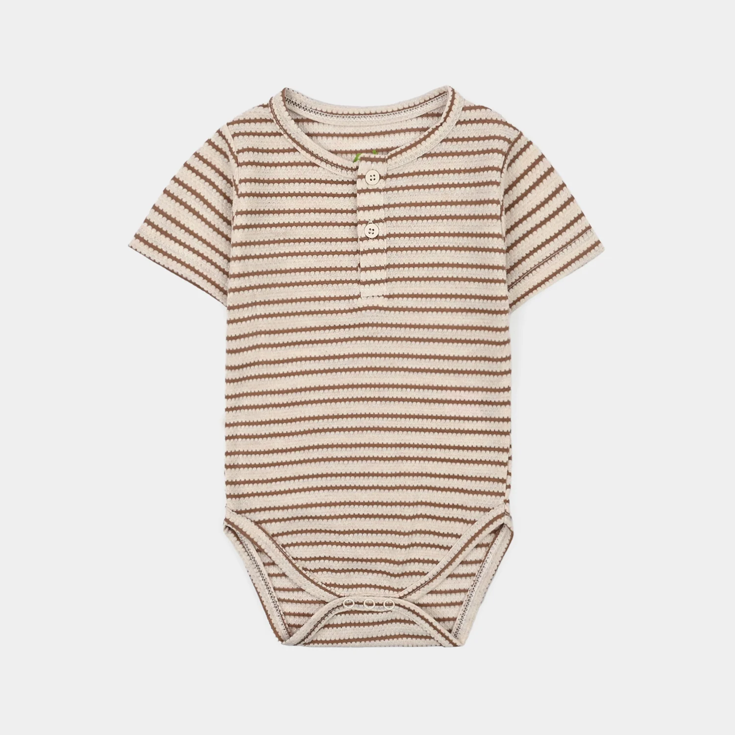 Infant Boys Cotton Jersey 2Piece Set JUNGLE BUDDIES-Brown - Image 2