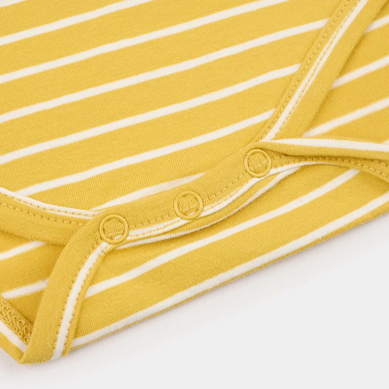 Infant Boys Cotton Jersey T-Shirt + Romper (Big Roar) - Off White/Yellow - Image 6