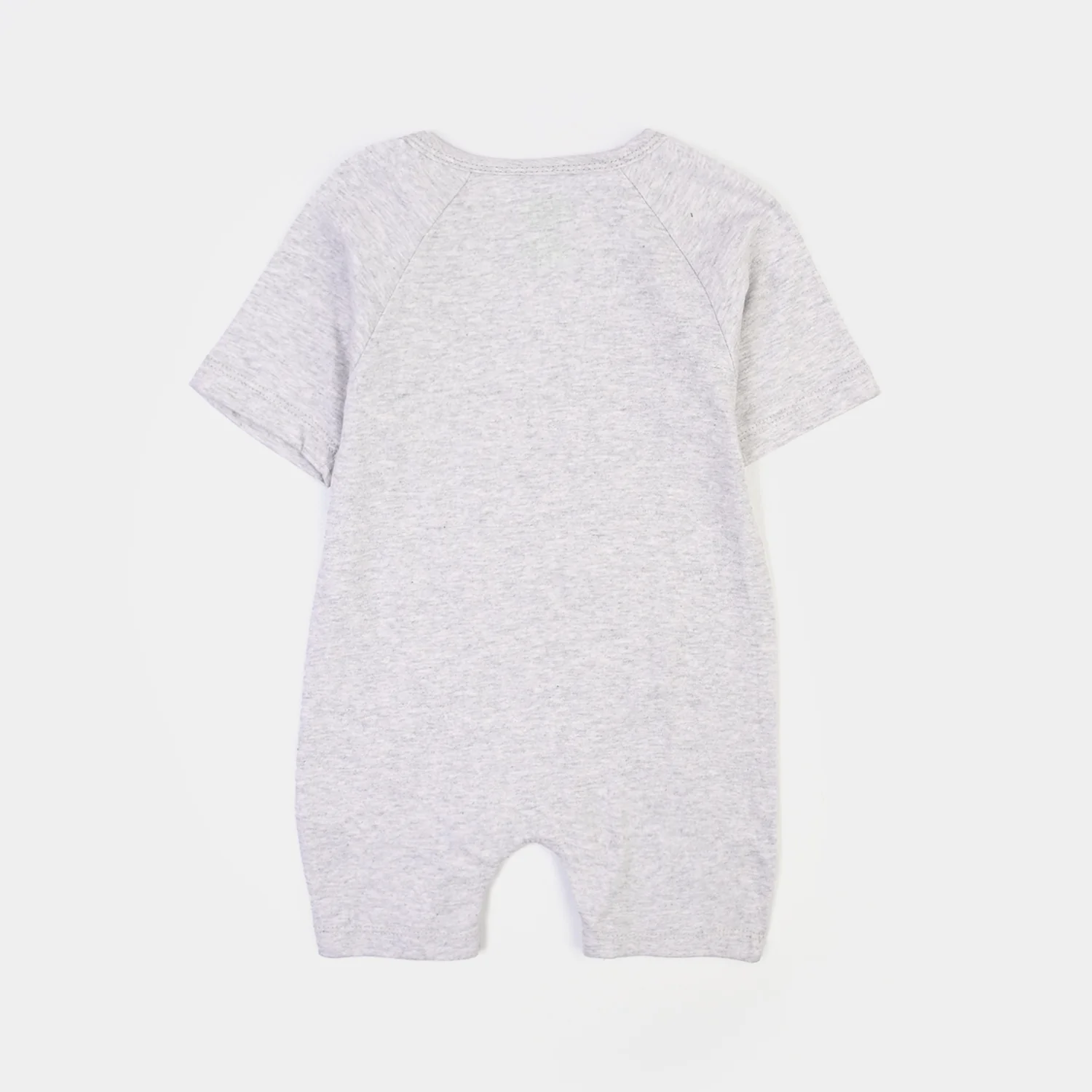 Infant Boys Cotton Jersey I am New Here Romper Set-White.Grey - Image 3