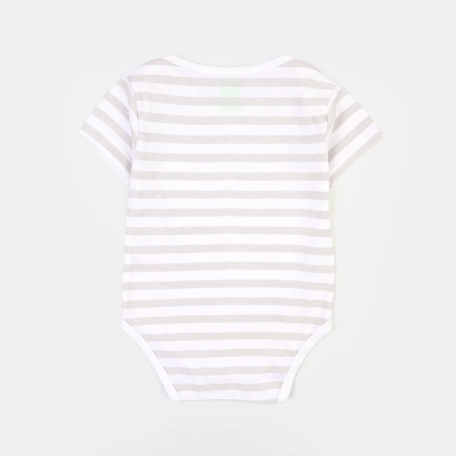 Infant Boys Cotton Jersey I am New Here Romper Set-White.Grey - Image 6