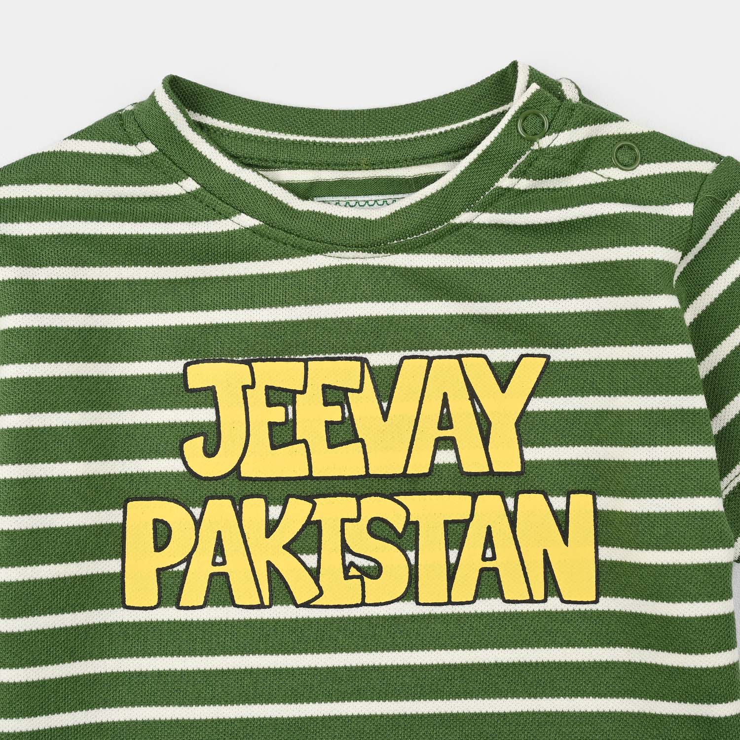 Infant Boys Jashn-e-Azadi Suit – Green - Image 3