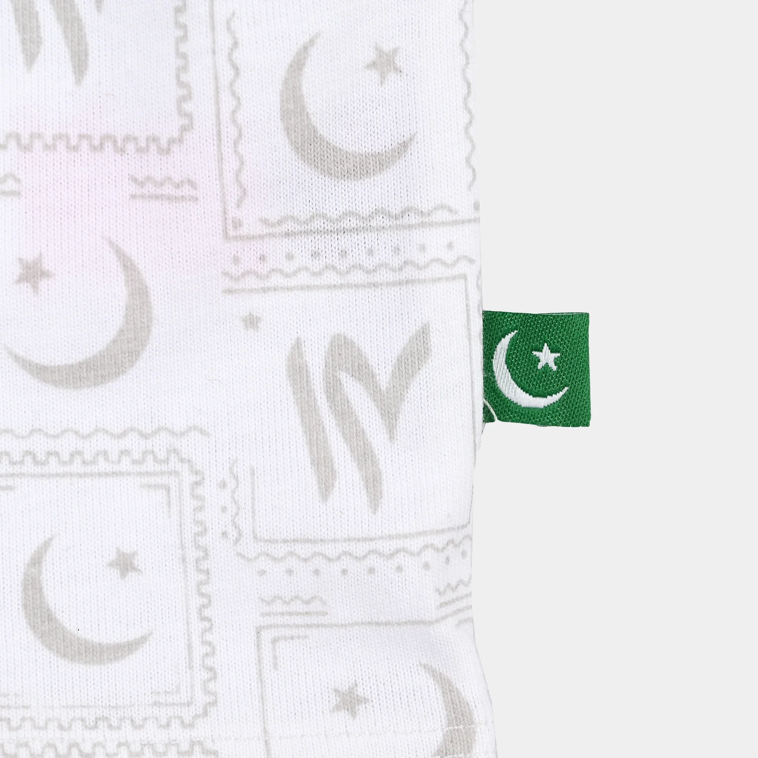 Infant Boys Monuments of Pakistan Suit – White - Image 5