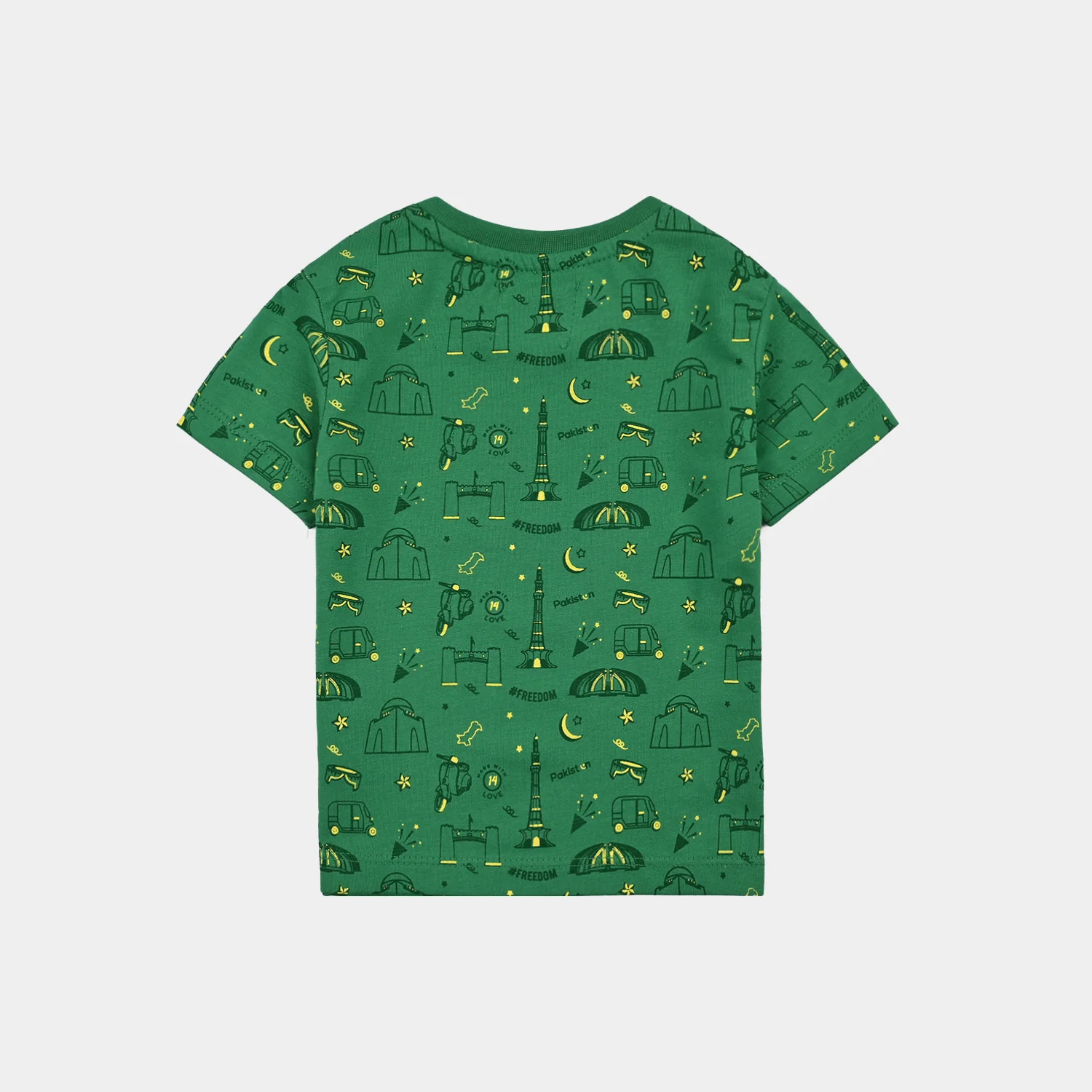 Infant Boys Cotton Jersey T-Shirt – Green - Image 4