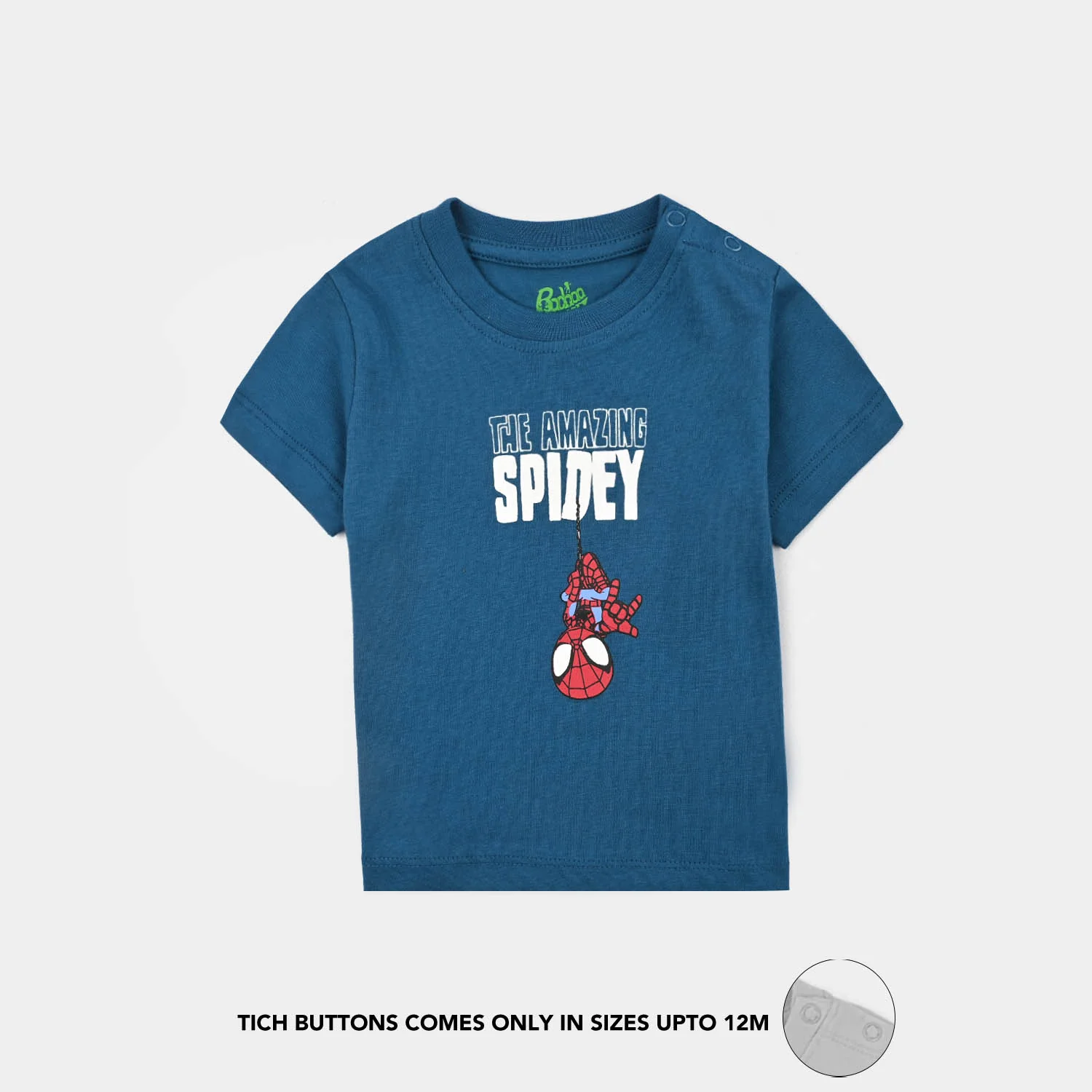Infant Boys Cotton Jersey T-Shirt Character-BLUE