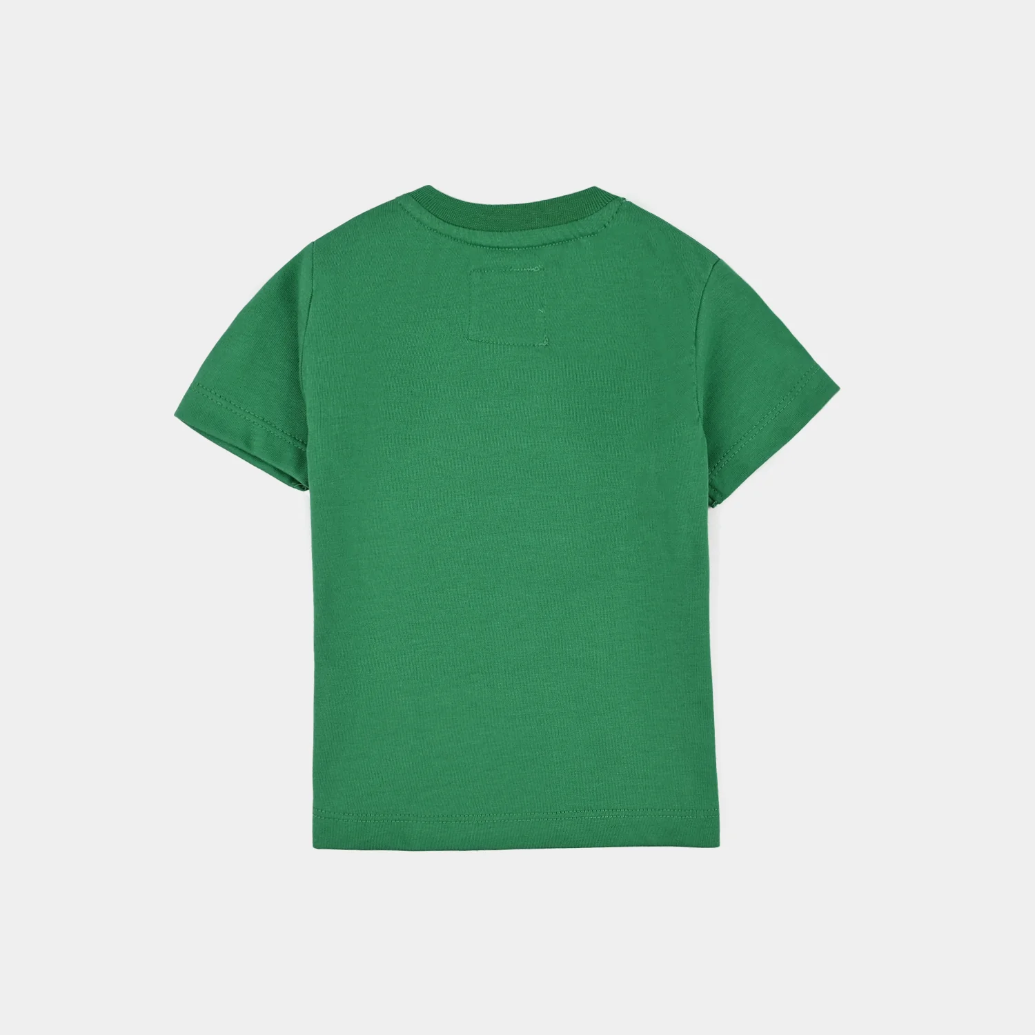 Infant Boys Cotton Jersey T-Shirt Sequins Flag  – Green - Image 6